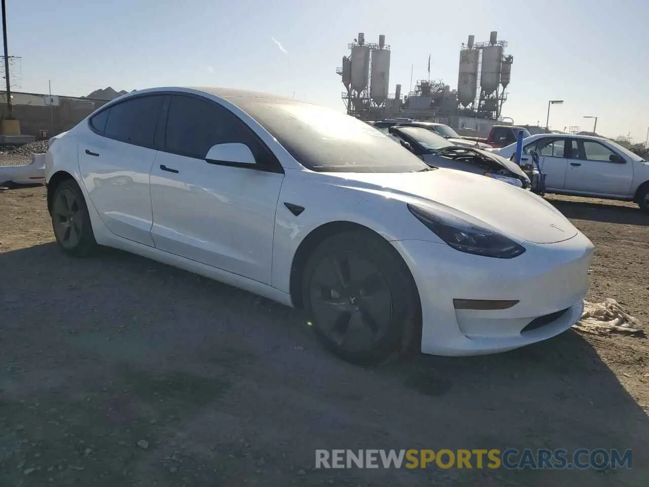 4 fotografías del automóvil dañado 5YJ3E1EA1PF616811 TESLA MODEL 3 2023