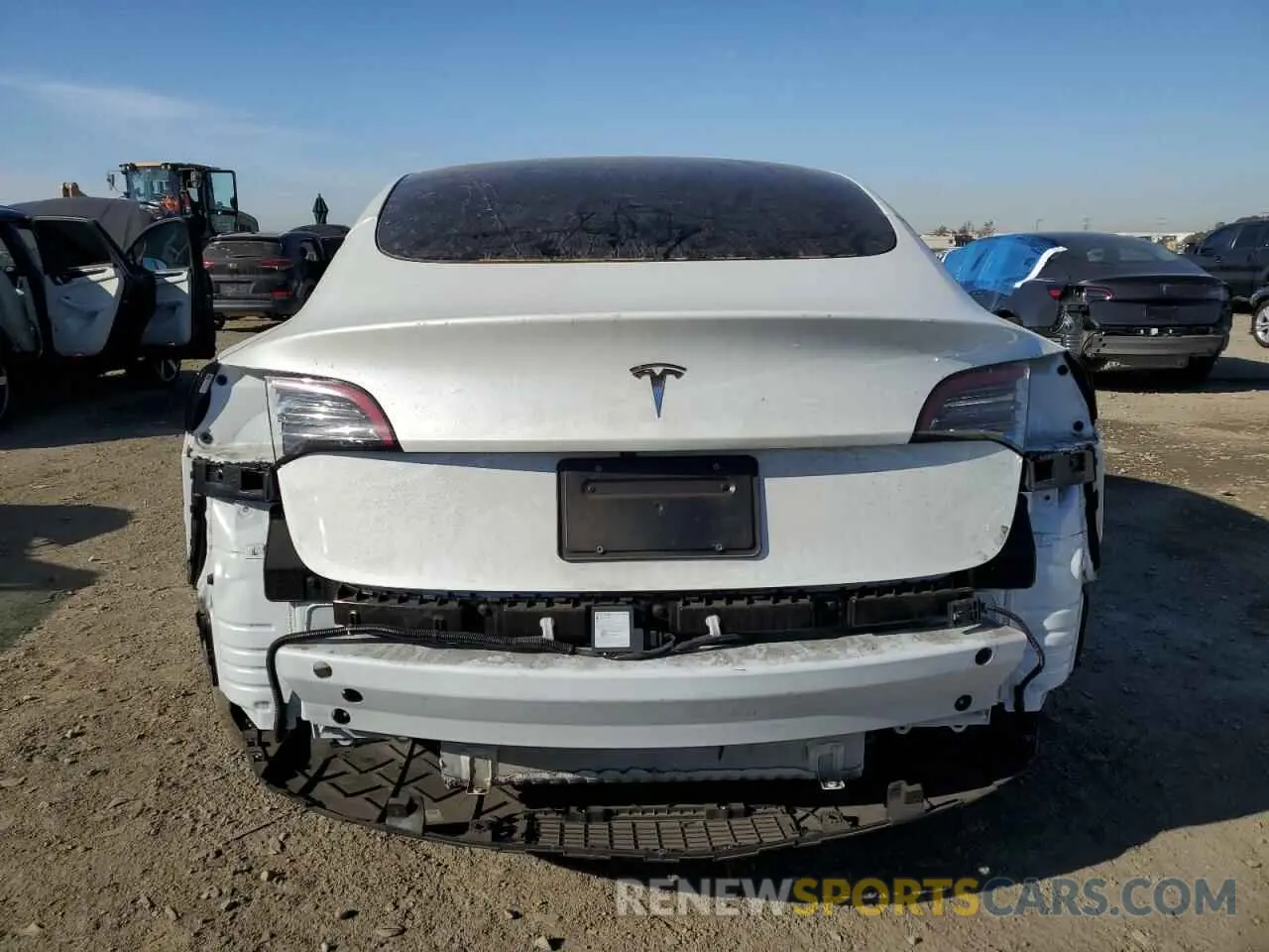 6 fotografías del automóvil dañado 5YJ3E1EA1PF616811 TESLA MODEL 3 2023