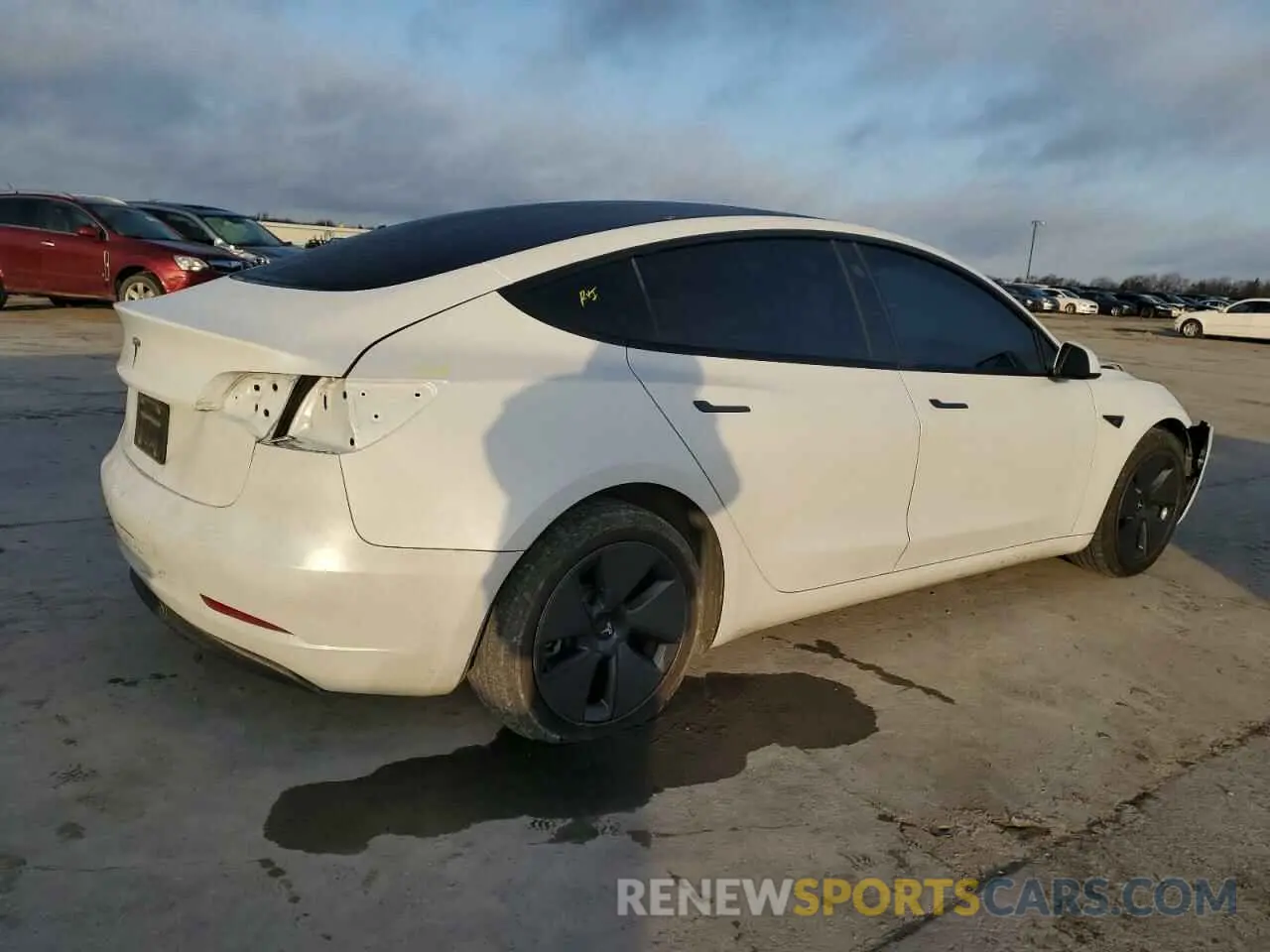 3 fotografías del automóvil dañado 5YJ3E1EA1PF619885 TESLA MODEL 3 2023