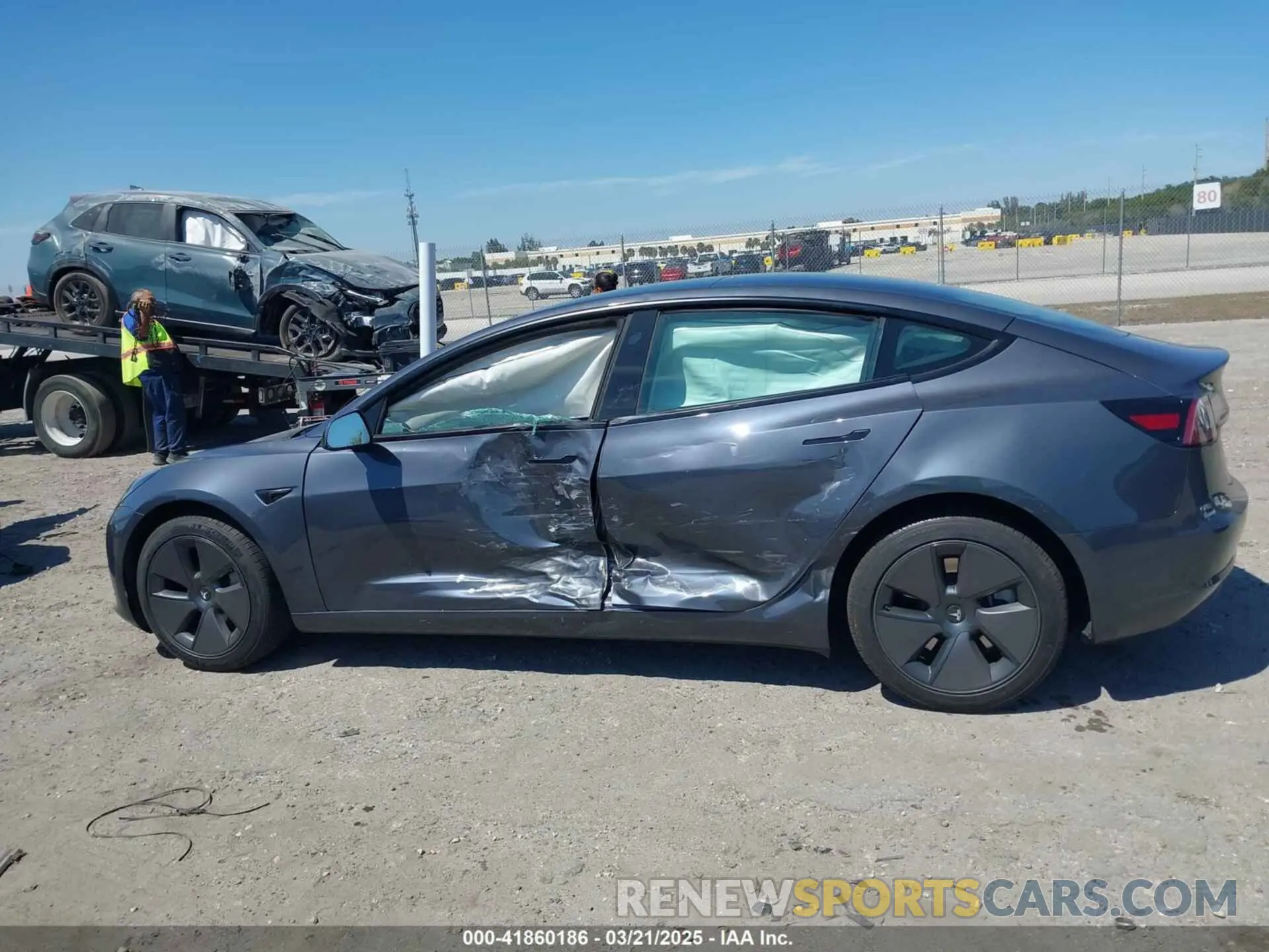 14 fotografías del automóvil dañado 5YJ3E1EA1PF622012 TESLA MODEL 3 2023