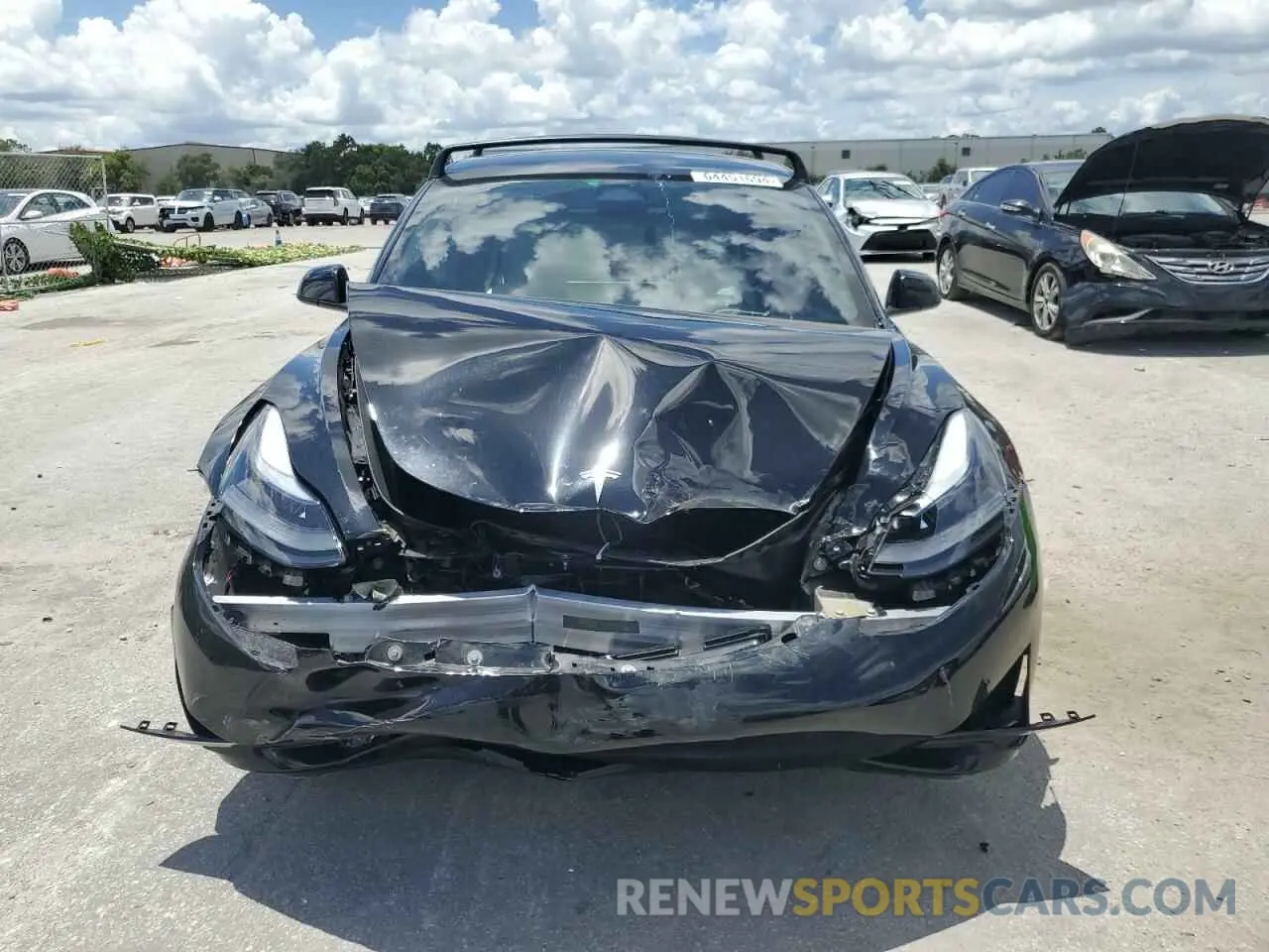 5 fotografías del automóvil dañado 5YJ3E1EA1PF639389 TESLA MODEL 3 2023