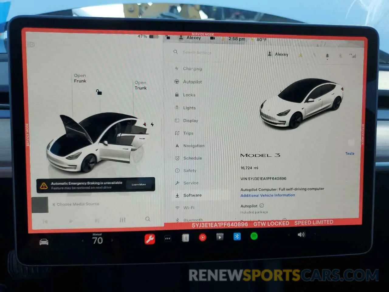 9 fotografías del automóvil dañado 5YJ3E1EA1PF640896 TESLA MODEL 3 2023