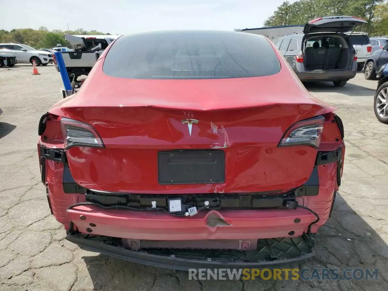 6 fotografías del automóvil dañado 5YJ3E1EA1PF642423 TESLA MODEL 3 2023