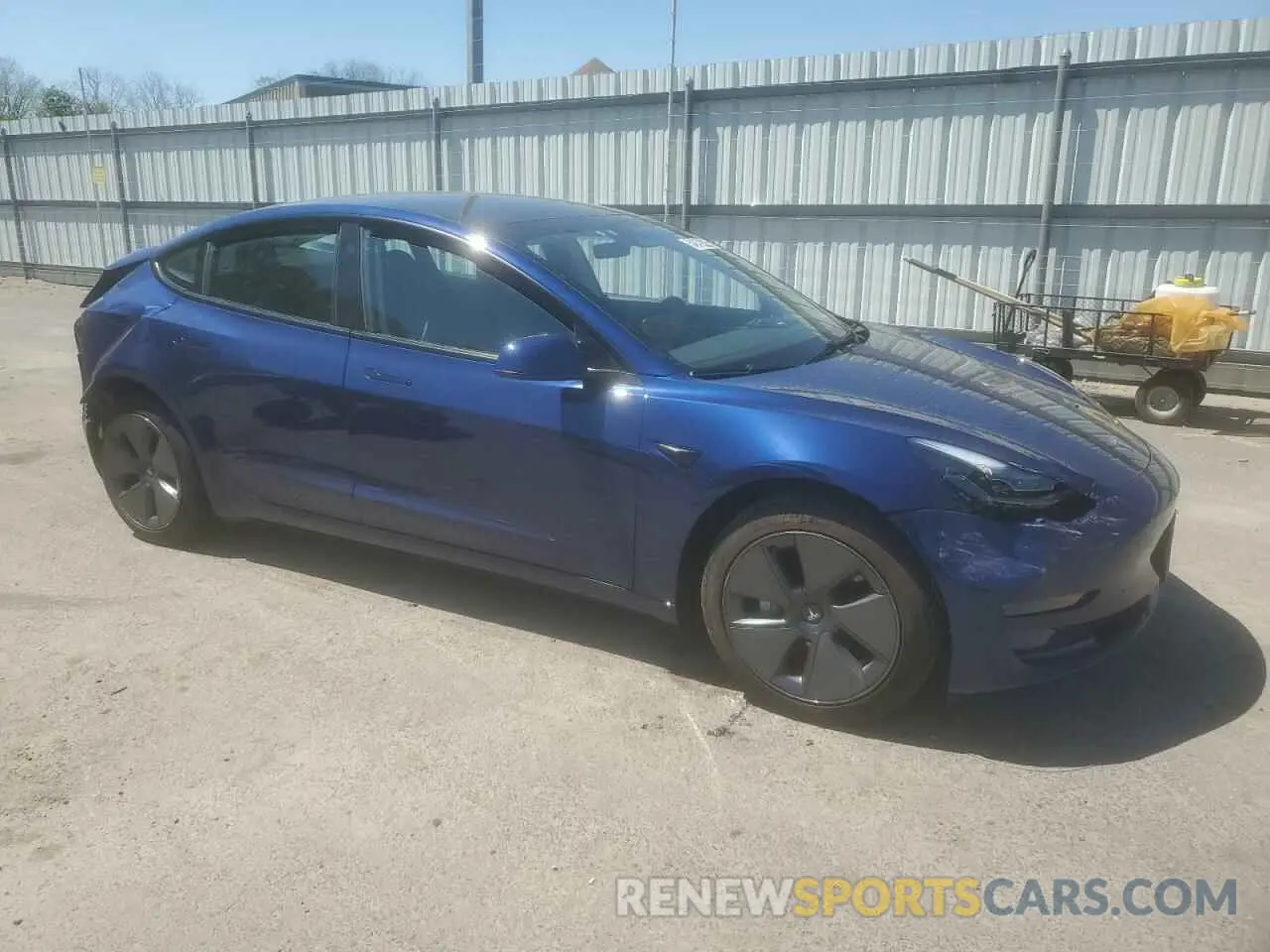 4 fotografías del automóvil dañado 5YJ3E1EA1PF646455 TESLA MODEL 3 2023