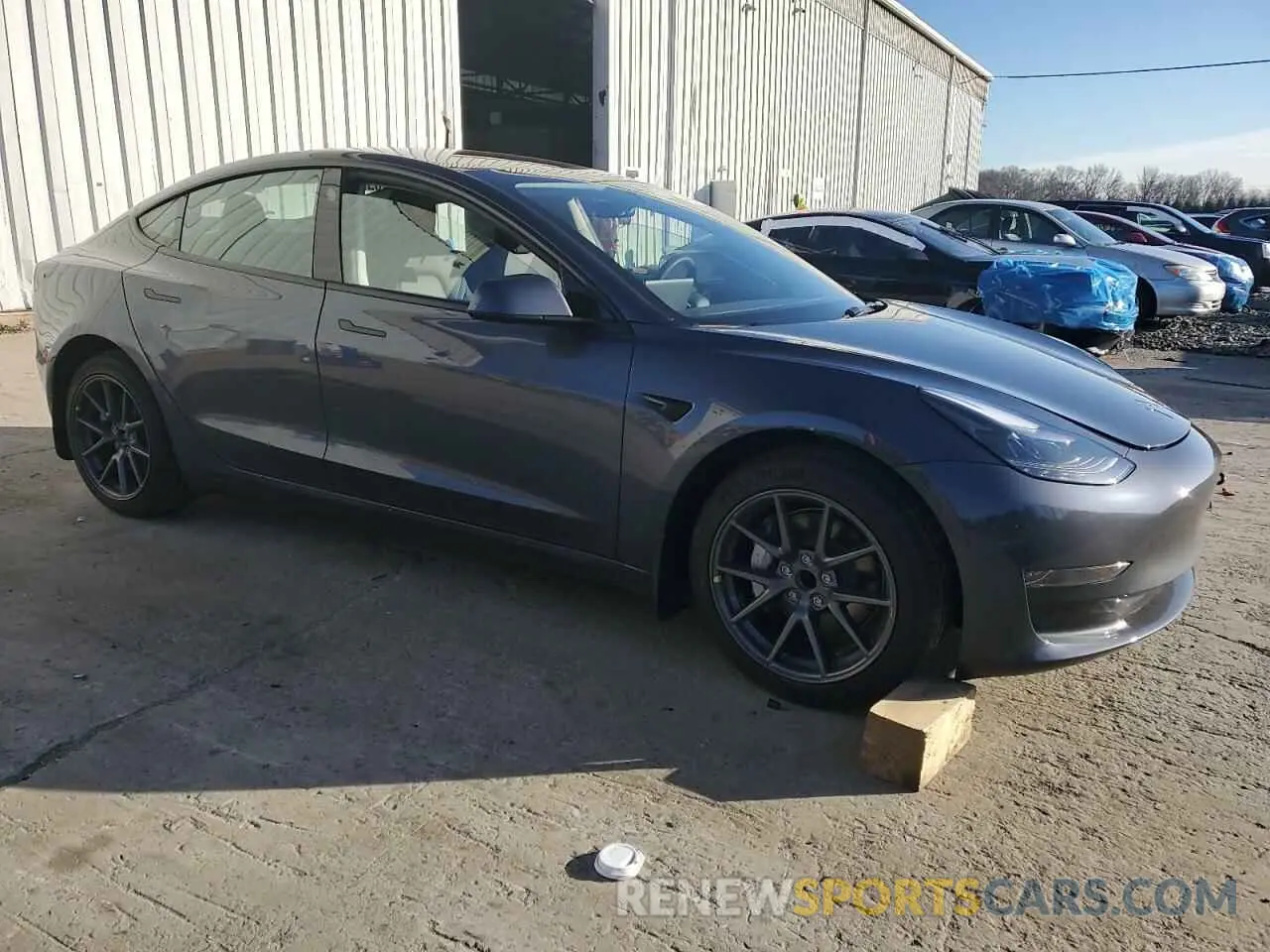4 fotografías del automóvil dañado 5YJ3E1EA1PF646732 TESLA MODEL 3 2023
