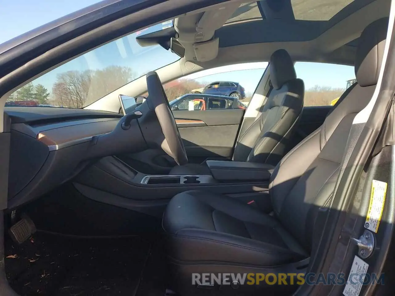 7 fotografías del automóvil dañado 5YJ3E1EA1PF646732 TESLA MODEL 3 2023