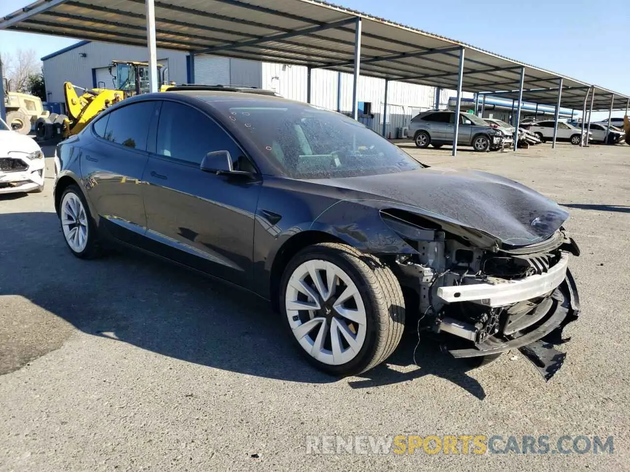 4 fotografías del automóvil dañado 5YJ3E1EA1PF652868 TESLA MODEL 3 2023