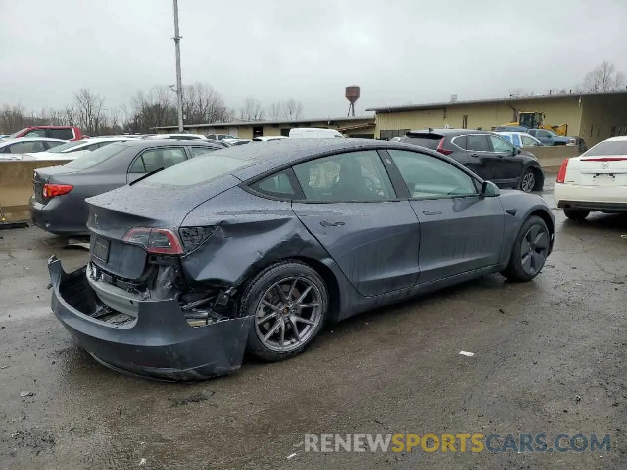 3 fotografías del automóvil dañado 5YJ3E1EA1PF662929 TESLA MODEL 3 2023