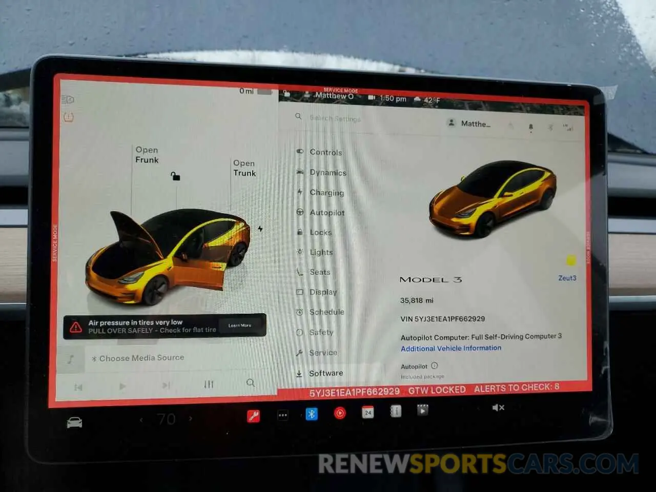 9 fotografías del automóvil dañado 5YJ3E1EA1PF662929 TESLA MODEL 3 2023
