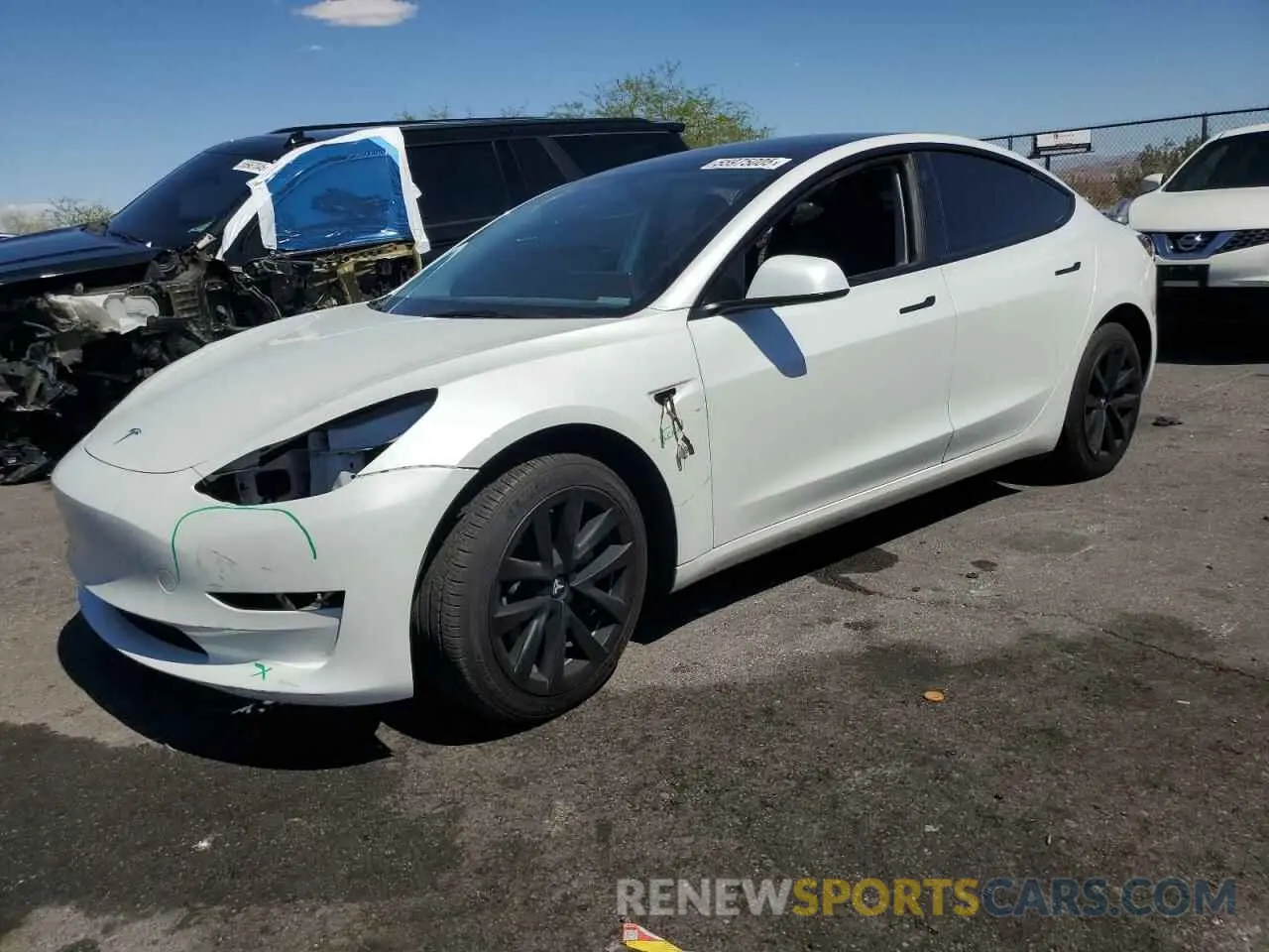 1 fotografías del automóvil dañado 5YJ3E1EA1PF665006 TESLA MODEL 3 2023