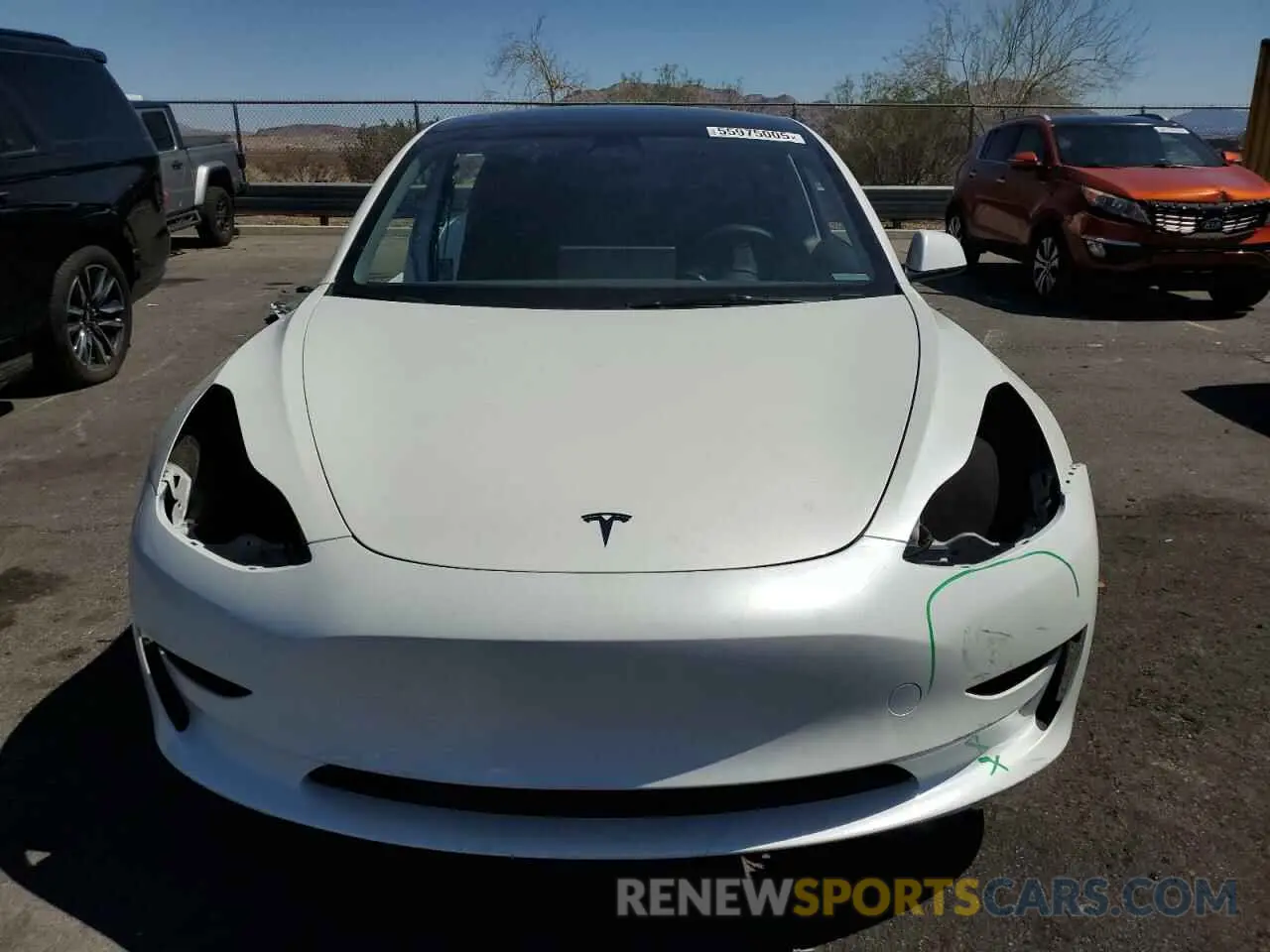 5 fotografías del automóvil dañado 5YJ3E1EA1PF665006 TESLA MODEL 3 2023