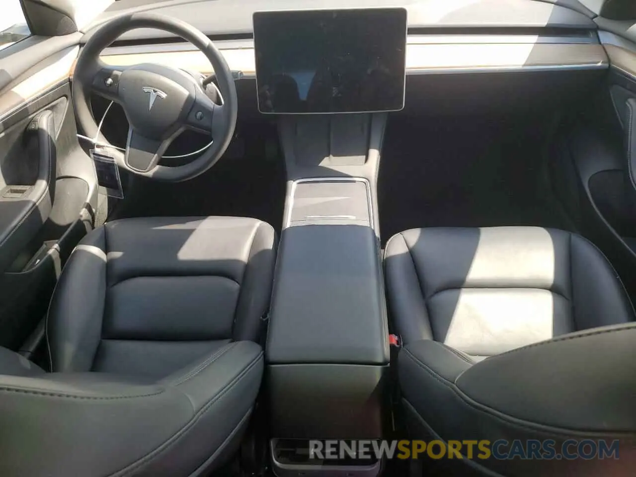 8 fotografías del automóvil dañado 5YJ3E1EA1PF684526 TESLA MODEL 3 2023