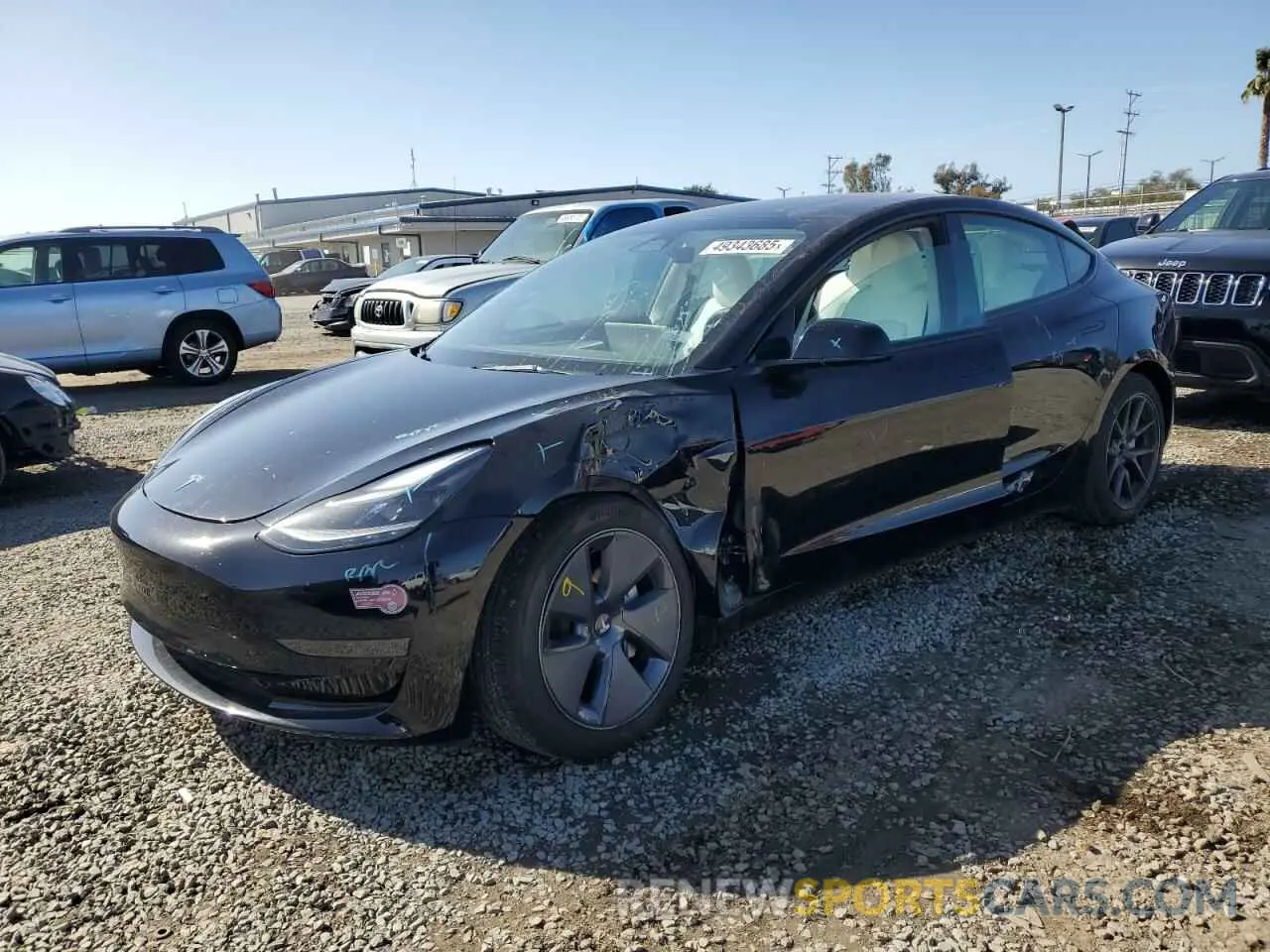 1 fotografías del automóvil dañado 5YJ3E1EA1PF685532 TESLA MODEL 3 2023