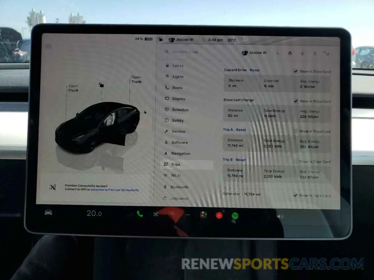 9 fotografías del automóvil dañado 5YJ3E1EA1PF685532 TESLA MODEL 3 2023