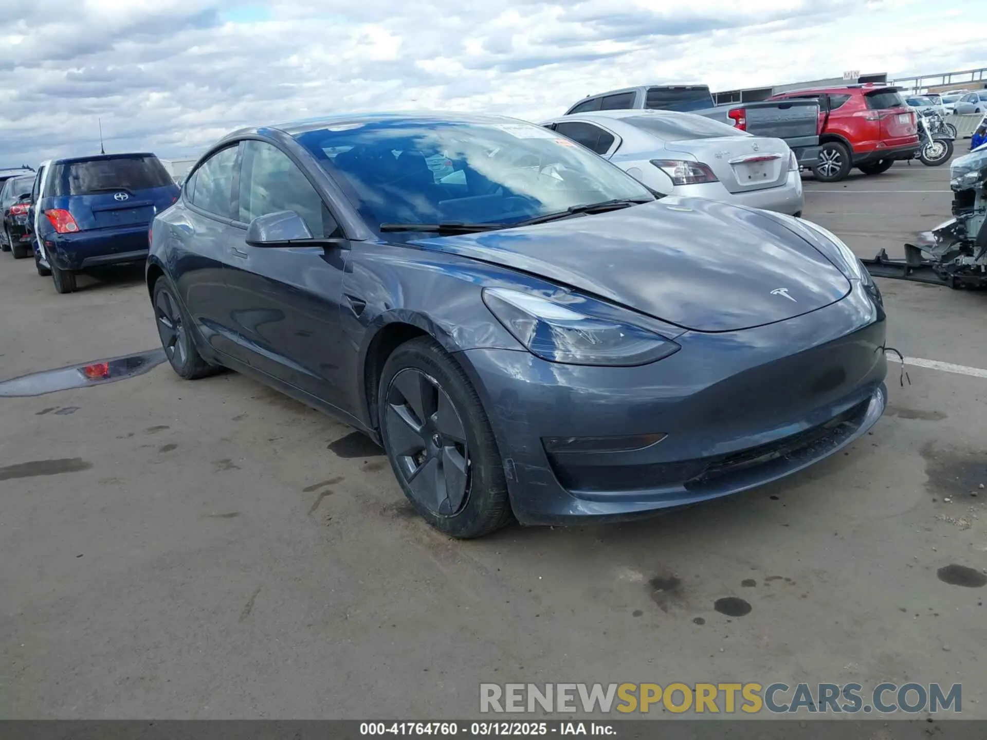 1 fotografías del automóvil dañado 5YJ3E1EA1PF691699 TESLA MODEL 3 2023