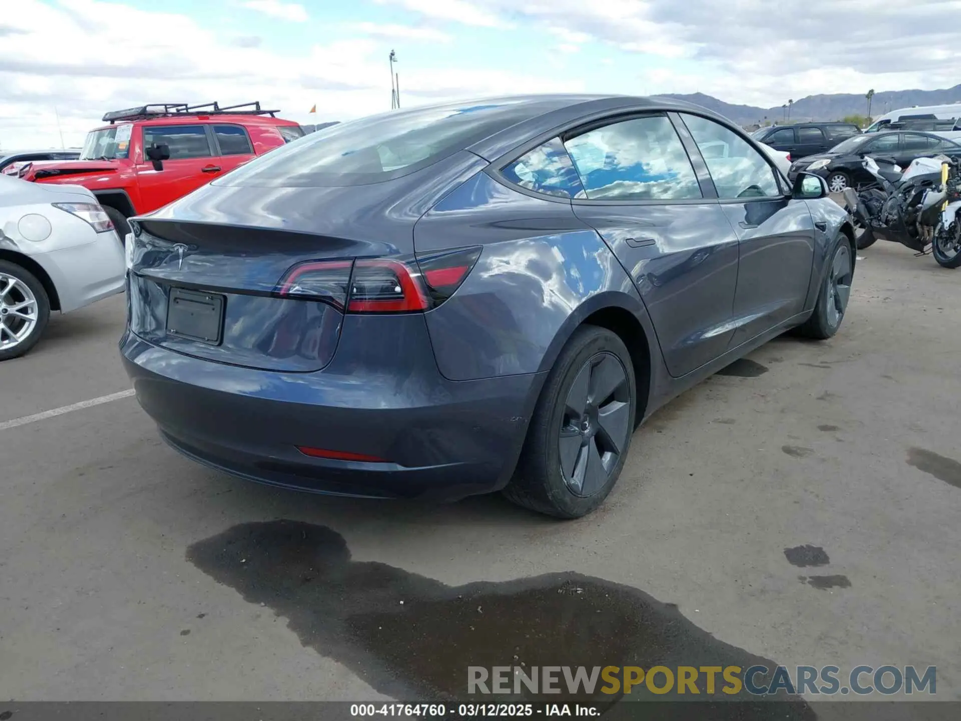4 fotografías del automóvil dañado 5YJ3E1EA1PF691699 TESLA MODEL 3 2023
