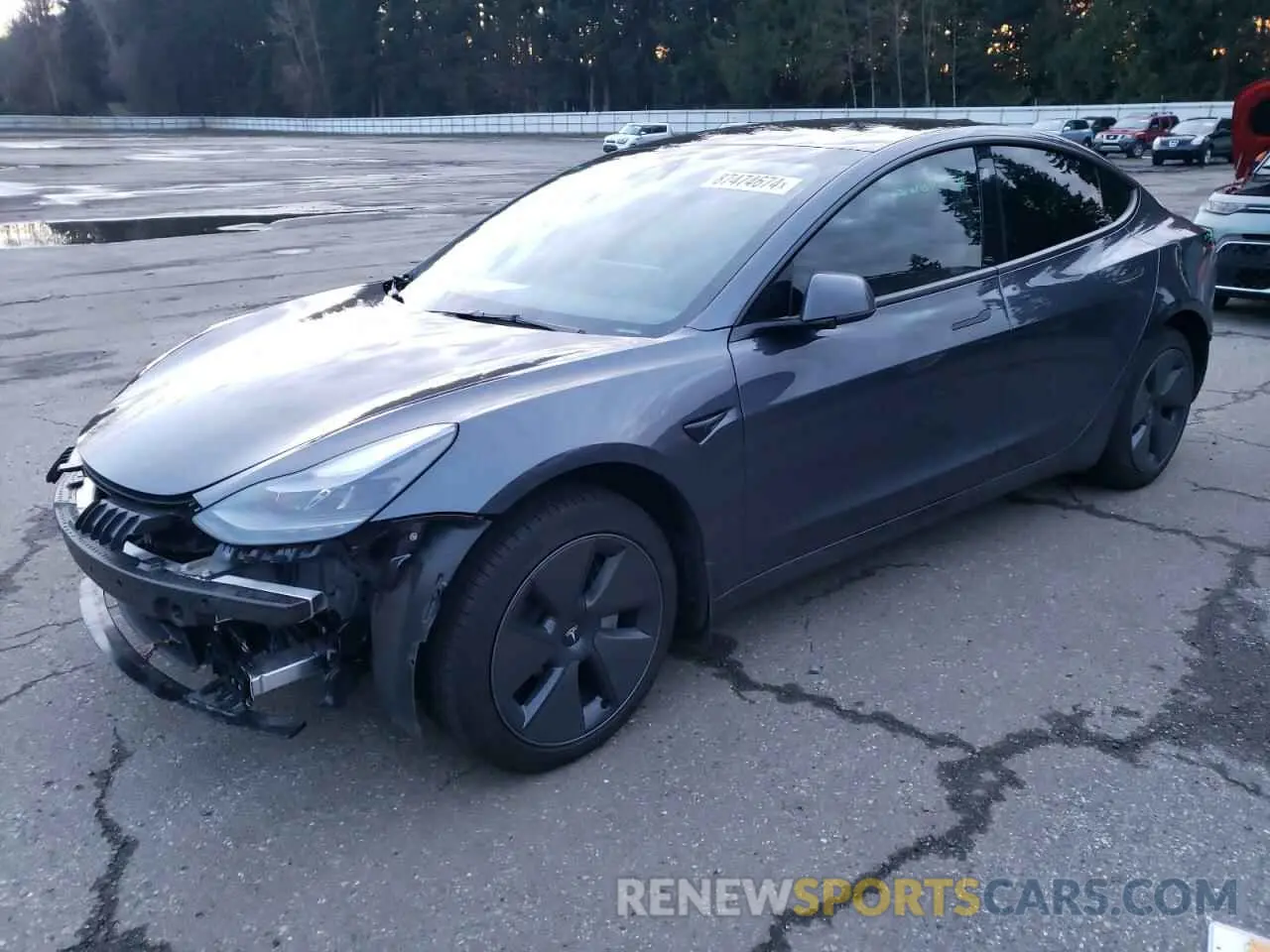 1 fotografías del automóvil dañado 5YJ3E1EA1PF698734 TESLA MODEL 3 2023