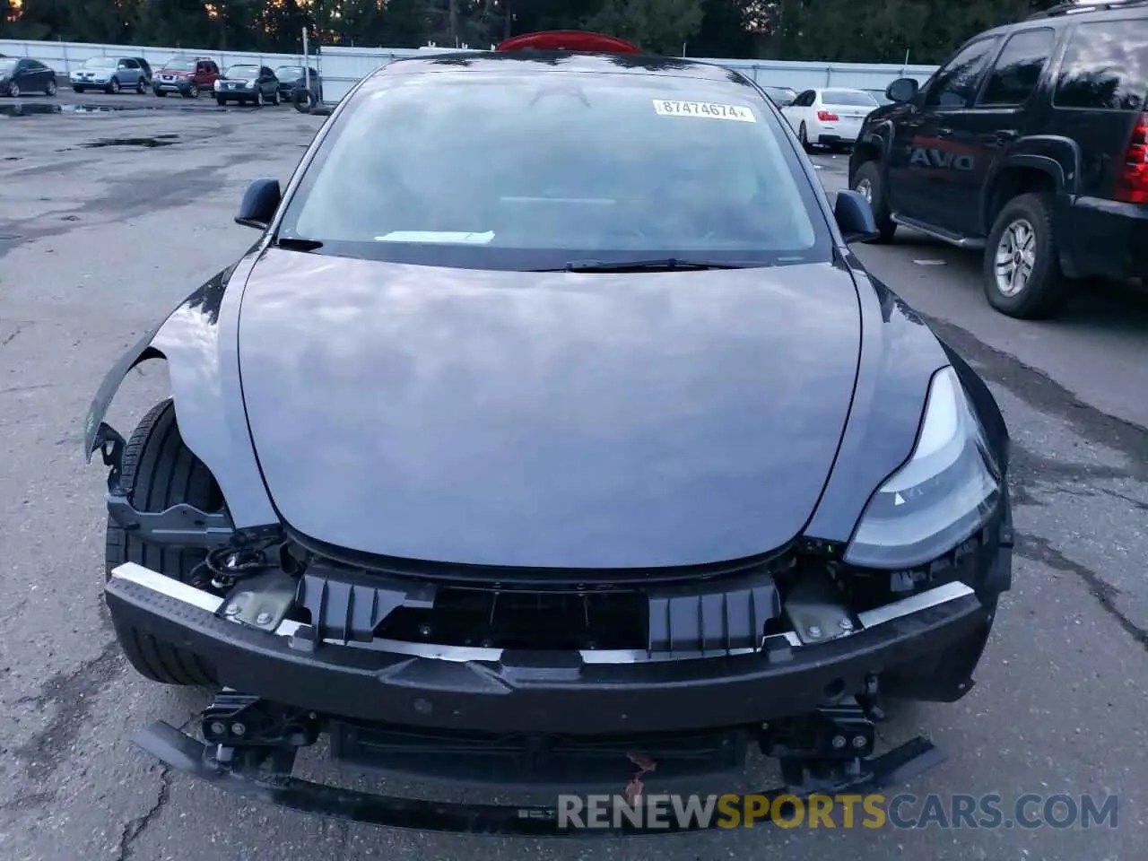 5 fotografías del automóvil dañado 5YJ3E1EA1PF698734 TESLA MODEL 3 2023