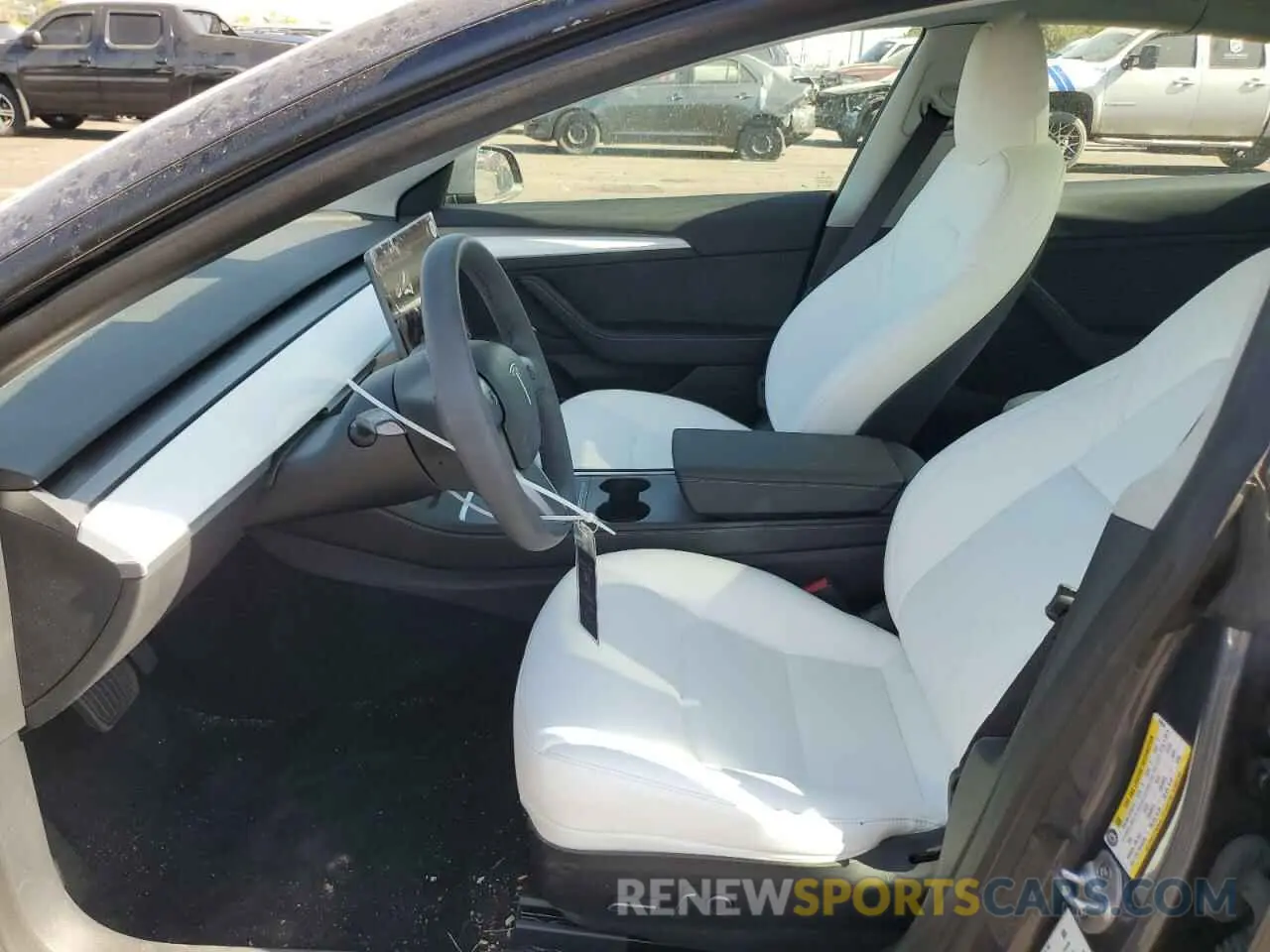 7 fotografías del automóvil dañado 5YJ3E1EA1PF709568 TESLA MODEL 3 2023