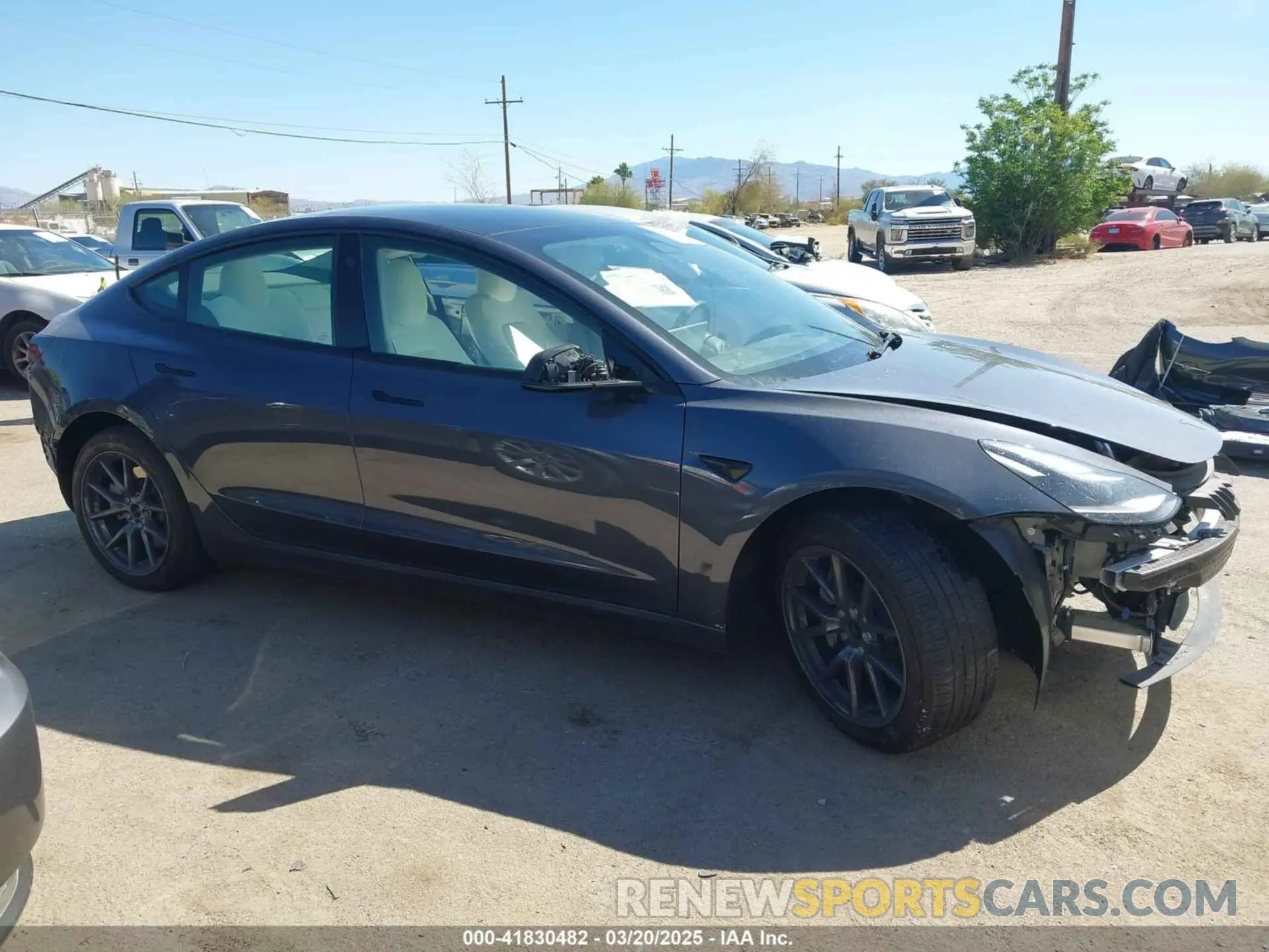 14 fotografías del automóvil dañado 5YJ3E1EA1PF711921 TESLA MODEL 3 2023