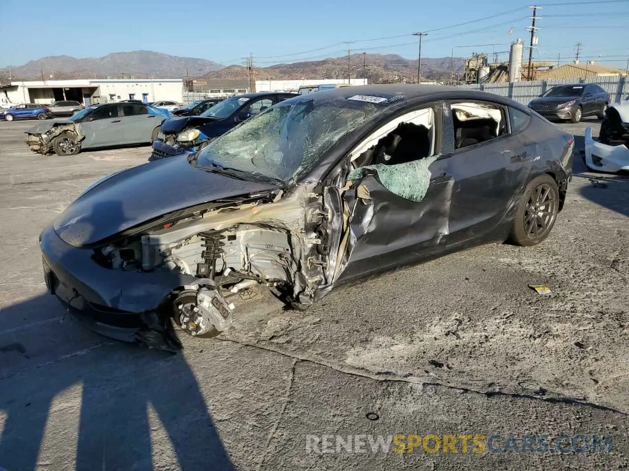 1 fotografías del automóvil dañado 5YJ3E1EA1PF713345 TESLA MODEL 3 2023