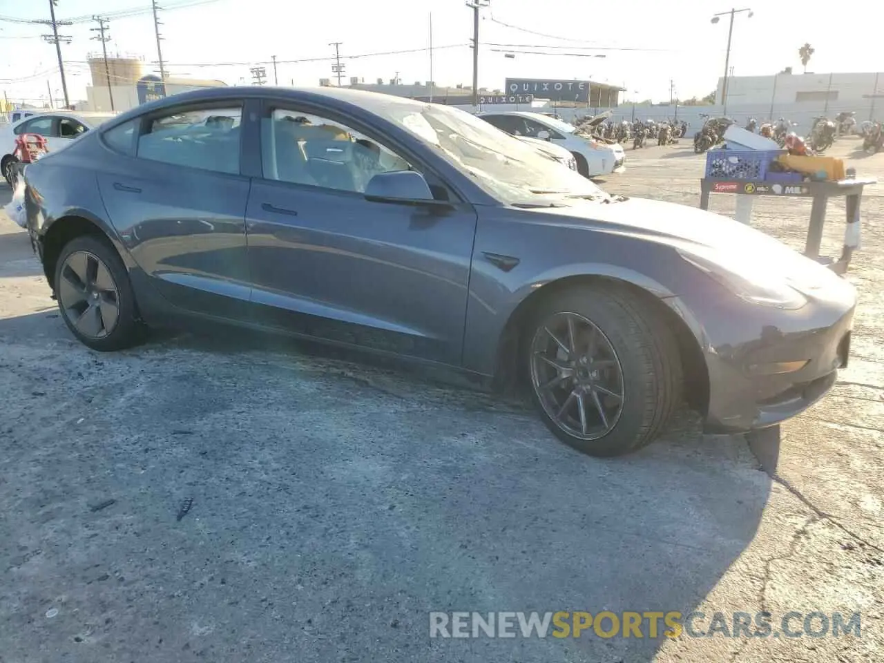 4 fotografías del automóvil dañado 5YJ3E1EA1PF713345 TESLA MODEL 3 2023