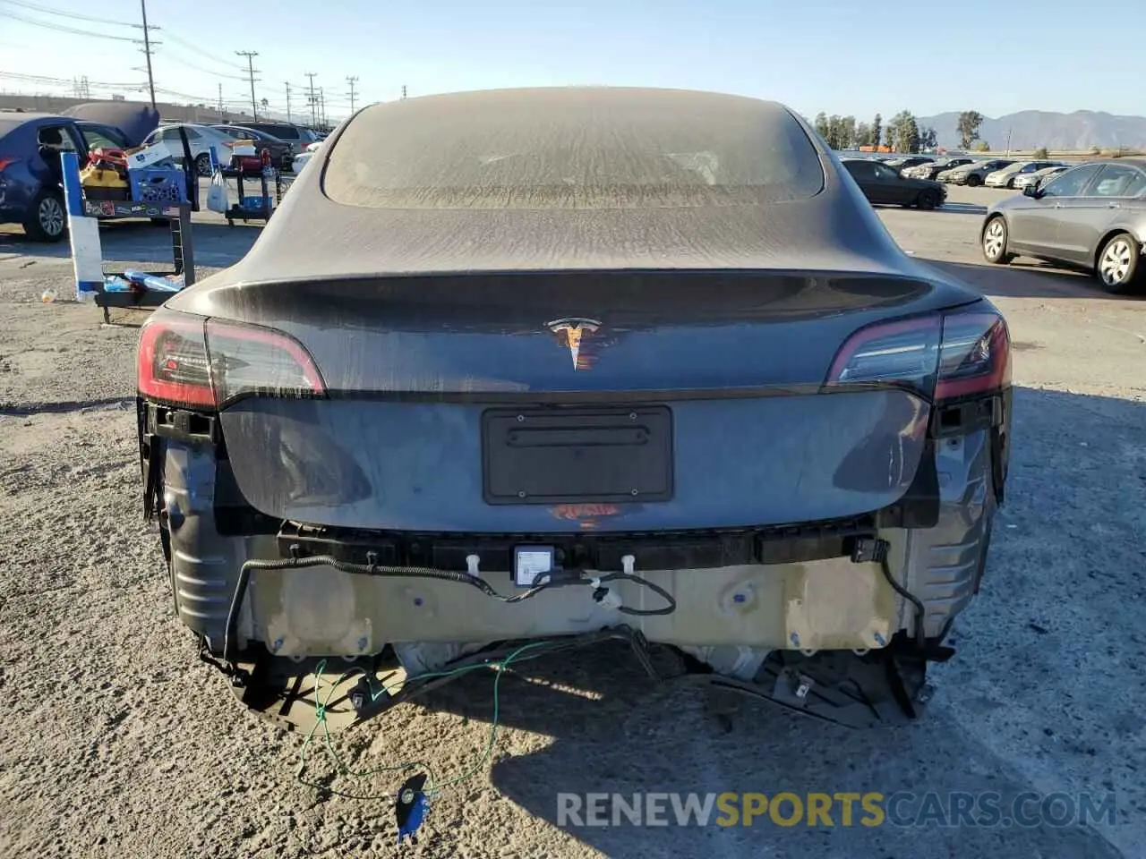 6 fotografías del automóvil dañado 5YJ3E1EA1PF713345 TESLA MODEL 3 2023