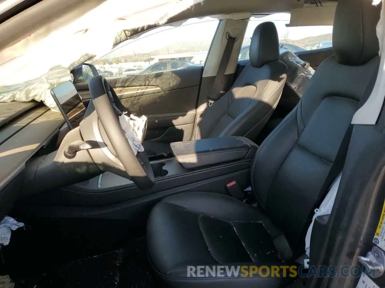 7 fotografías del automóvil dañado 5YJ3E1EA1PF713345 TESLA MODEL 3 2023