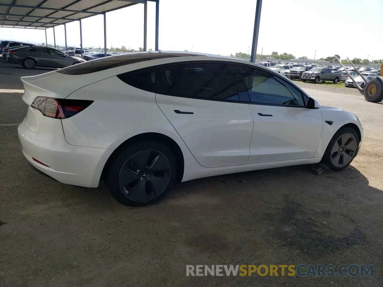 3 fotografías del automóvil dañado 5YJ3E1EA1PF714513 TESLA MODEL 3 2023