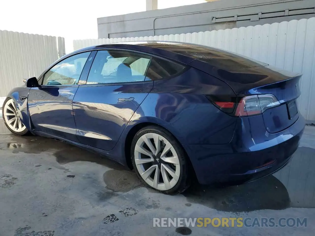 2 fotografías del automóvil dañado 5YJ3E1EA2PF384090 TESLA MODEL 3 2023