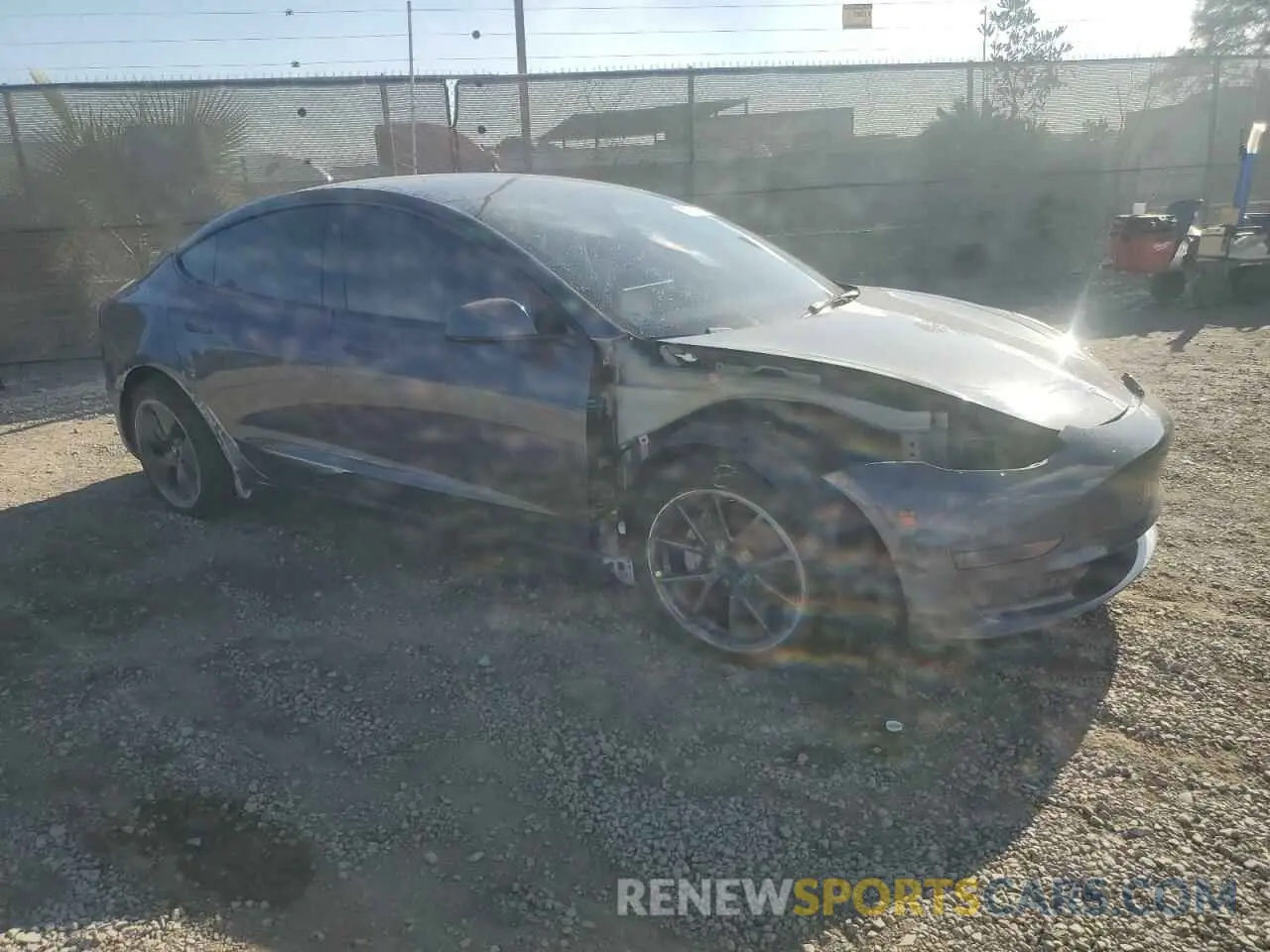 4 fotografías del automóvil dañado 5YJ3E1EA2PF425401 TESLA MODEL 3 2023