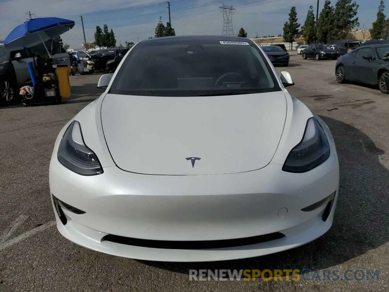 5 fotografías del automóvil dañado 5YJ3E1EA2PF429917 TESLA MODEL 3 2023