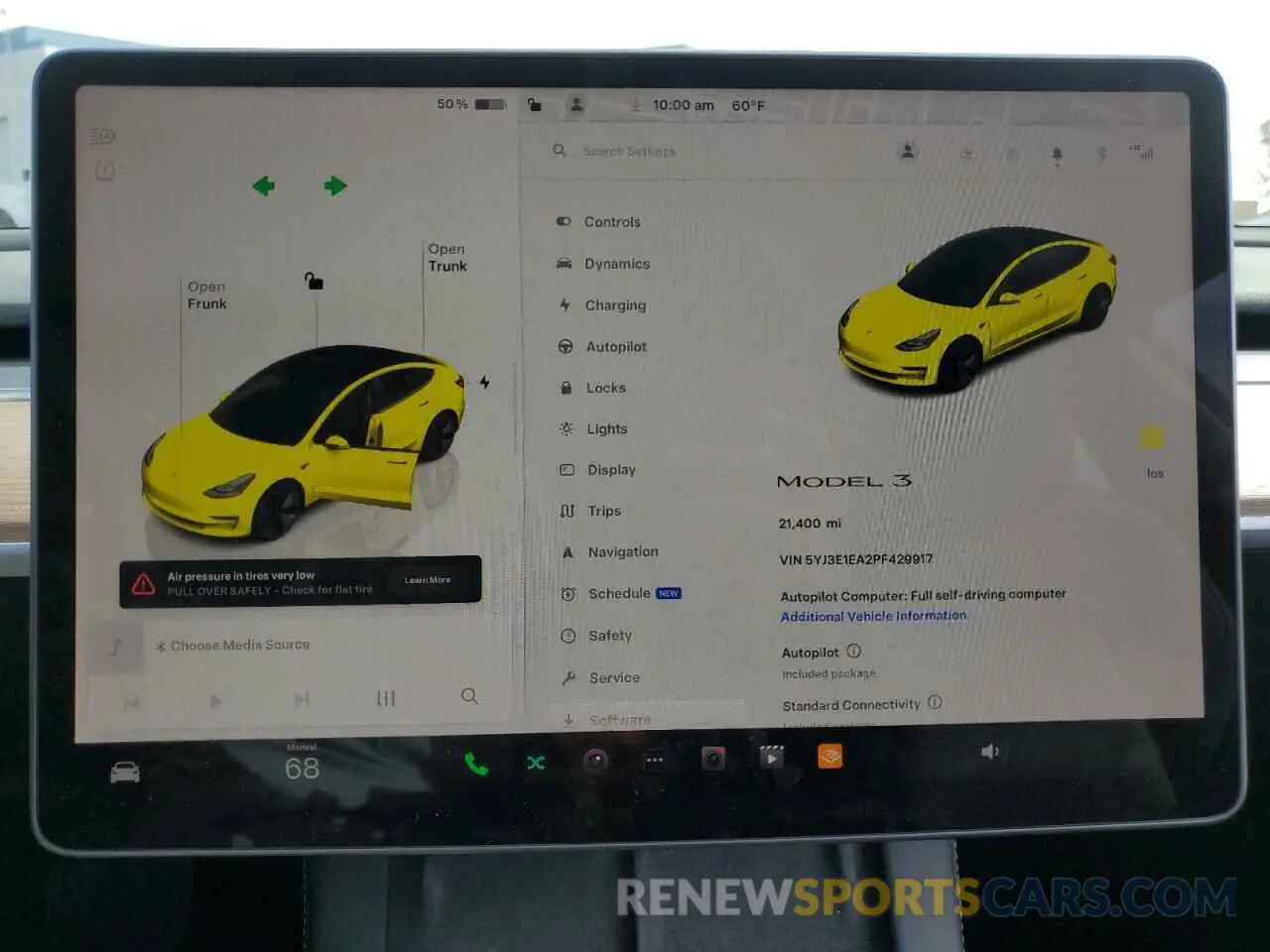9 fotografías del automóvil dañado 5YJ3E1EA2PF429917 TESLA MODEL 3 2023