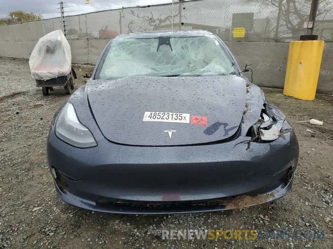 5 fotografías del automóvil dañado 5YJ3E1EA2PF434910 TESLA MODEL 3 2023