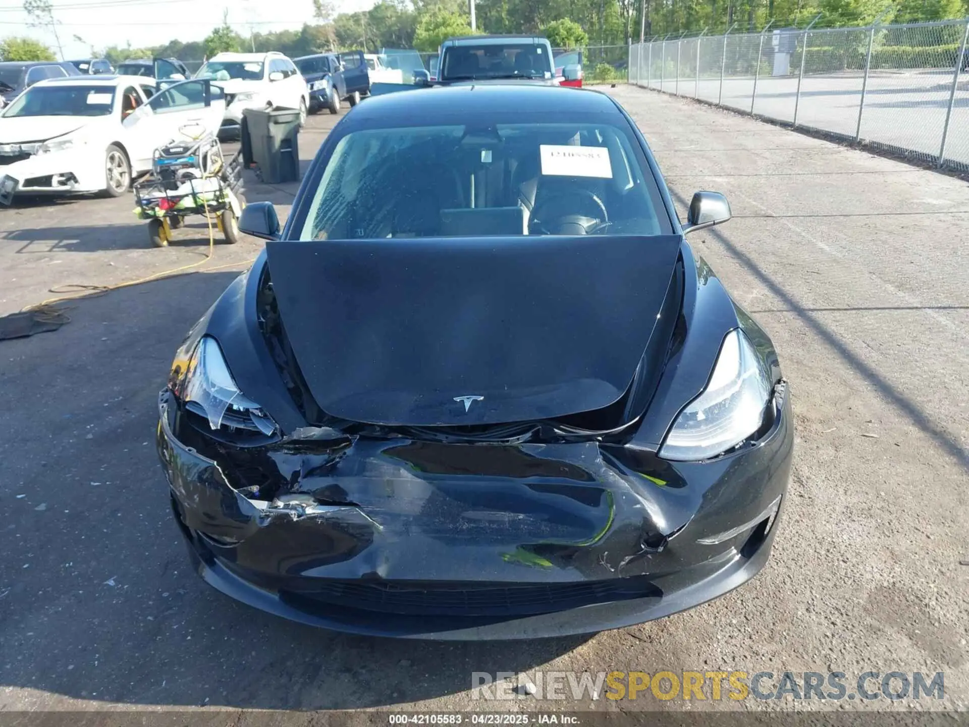 12 fotografías del automóvil dañado 5YJ3E1EA2PF437967 TESLA MODEL 3 2023