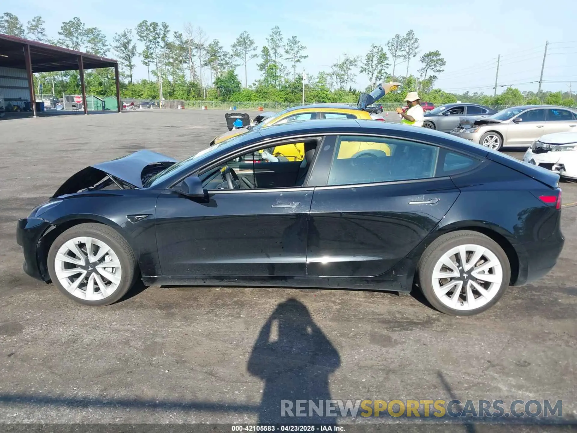 14 fotografías del automóvil dañado 5YJ3E1EA2PF437967 TESLA MODEL 3 2023