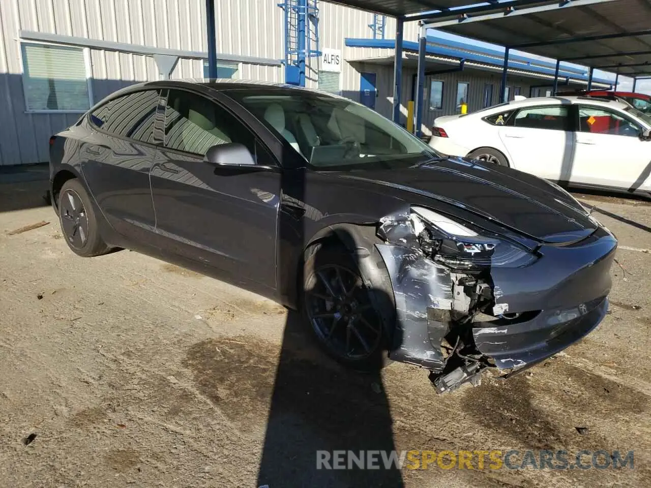 4 fotografías del automóvil dañado 5YJ3E1EA2PF438259 TESLA MODEL 3 2023
