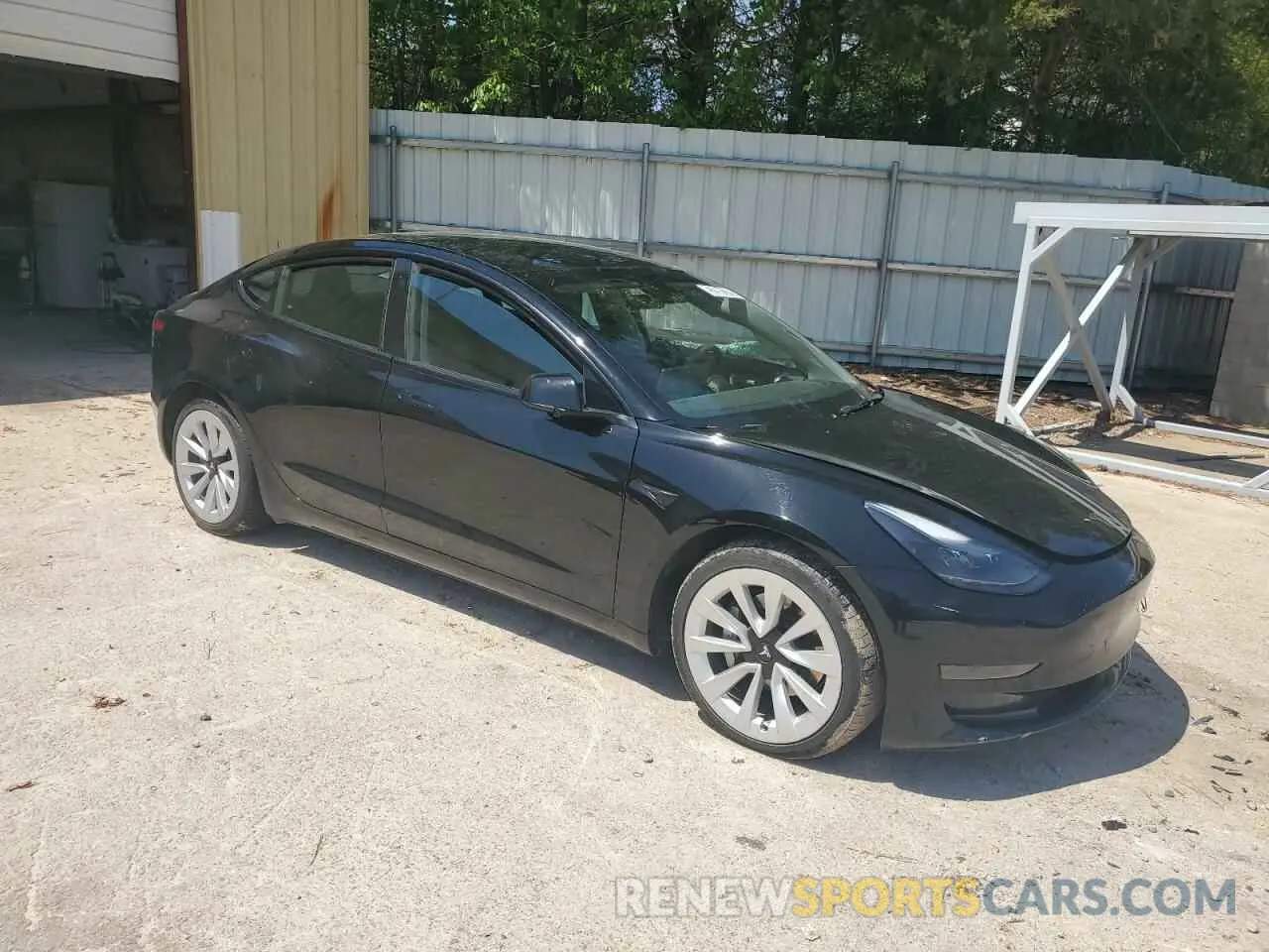 4 fotografías del automóvil dañado 5YJ3E1EA2PF438438 TESLA MODEL 3 2023