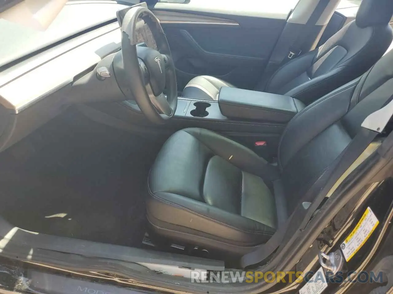 7 fotografías del automóvil dañado 5YJ3E1EA2PF438438 TESLA MODEL 3 2023