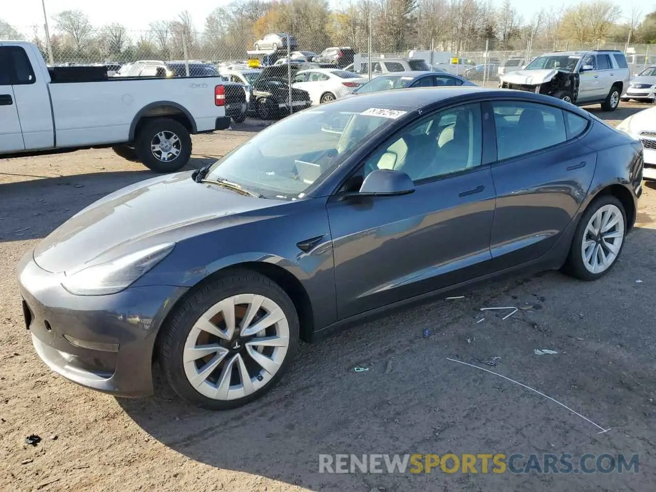 1 fotografías del automóvil dañado 5YJ3E1EA2PF447477 TESLA MODEL 3 2023