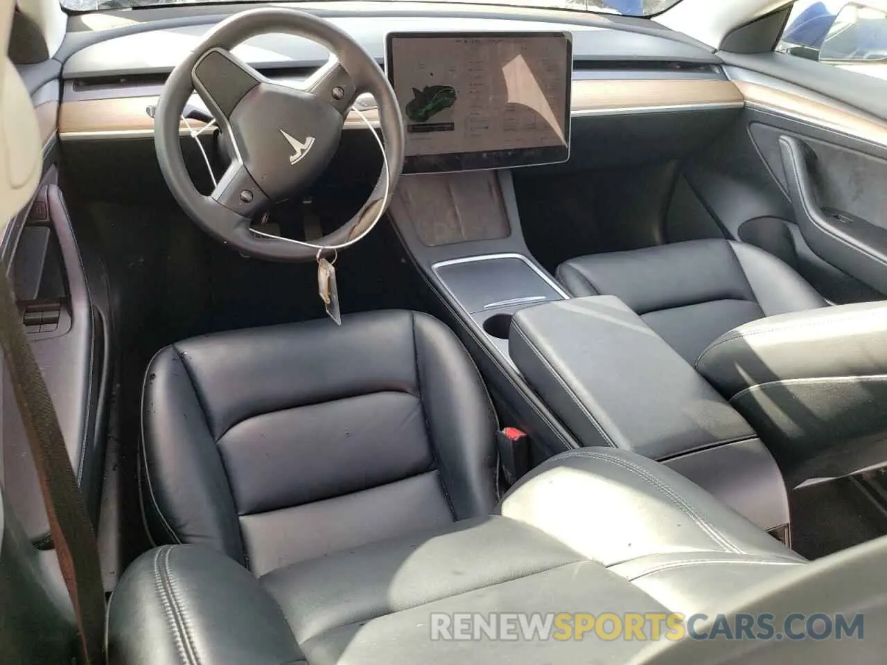 8 fotografías del automóvil dañado 5YJ3E1EA2PF448581 TESLA MODEL 3 2023