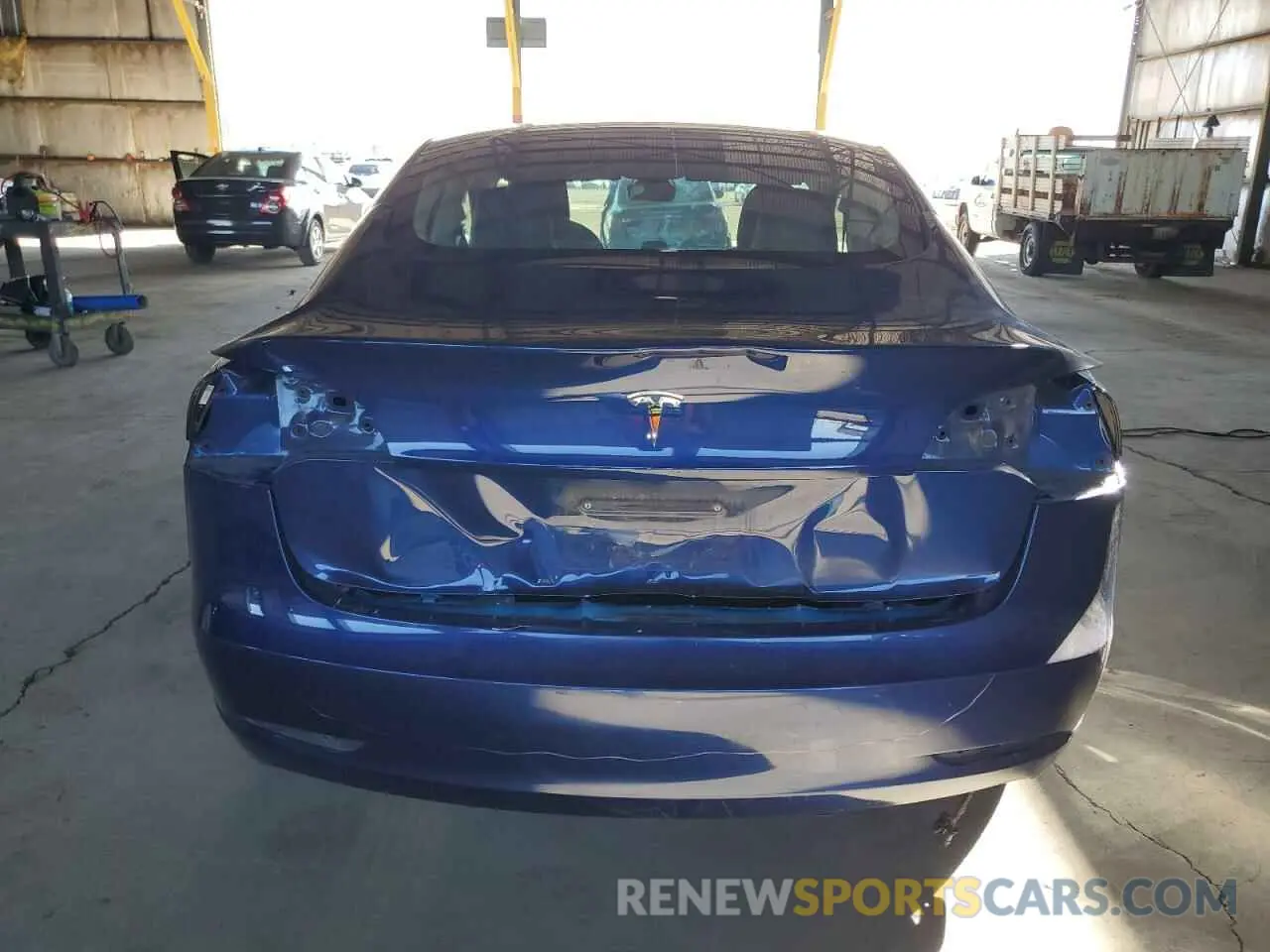 6 fotografías del automóvil dañado 5YJ3E1EA2PF451027 TESLA MODEL 3 2023