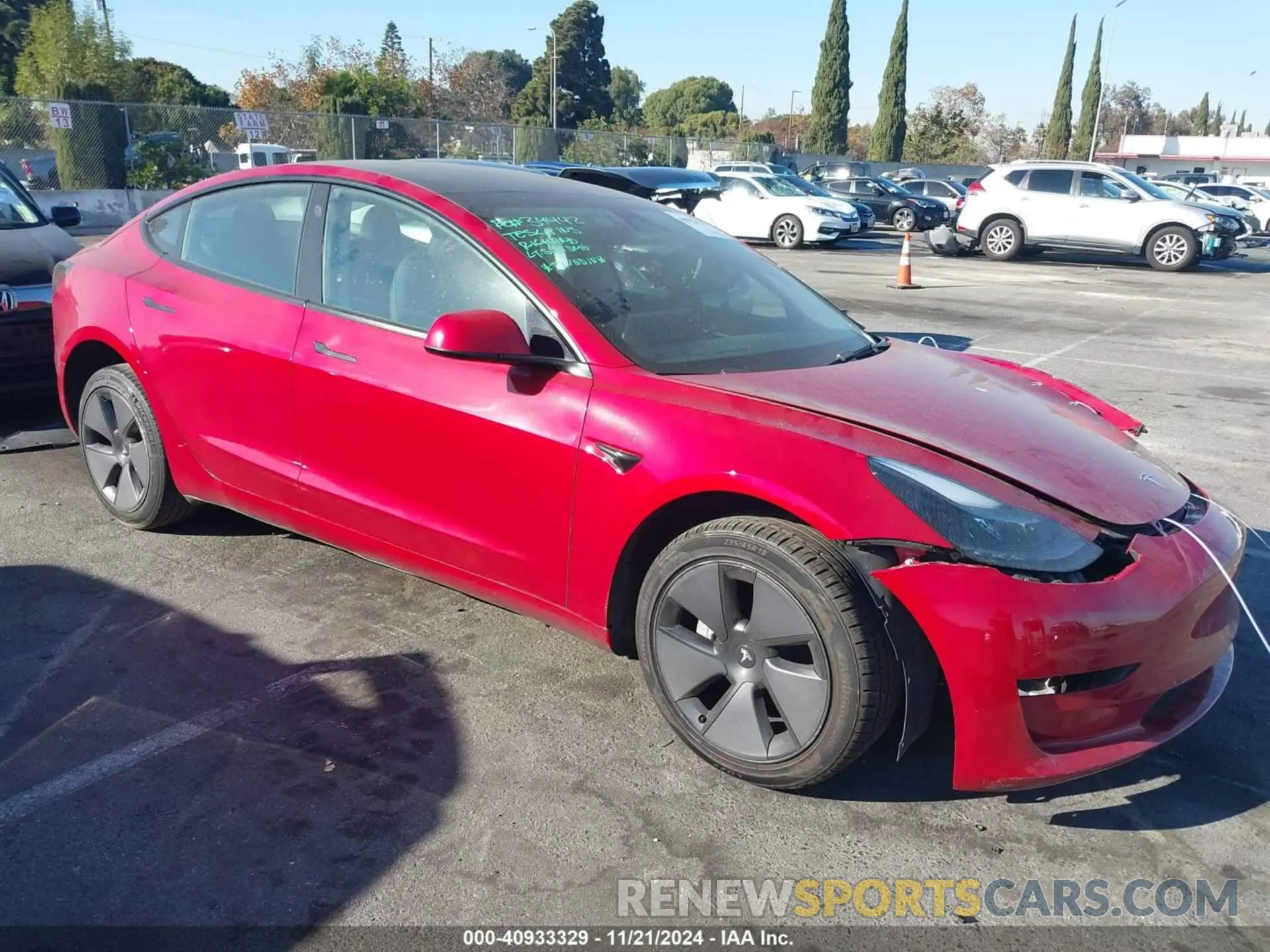 1 fotografías del automóvil dañado 5YJ3E1EA2PF451156 TESLA MODEL 3 2023