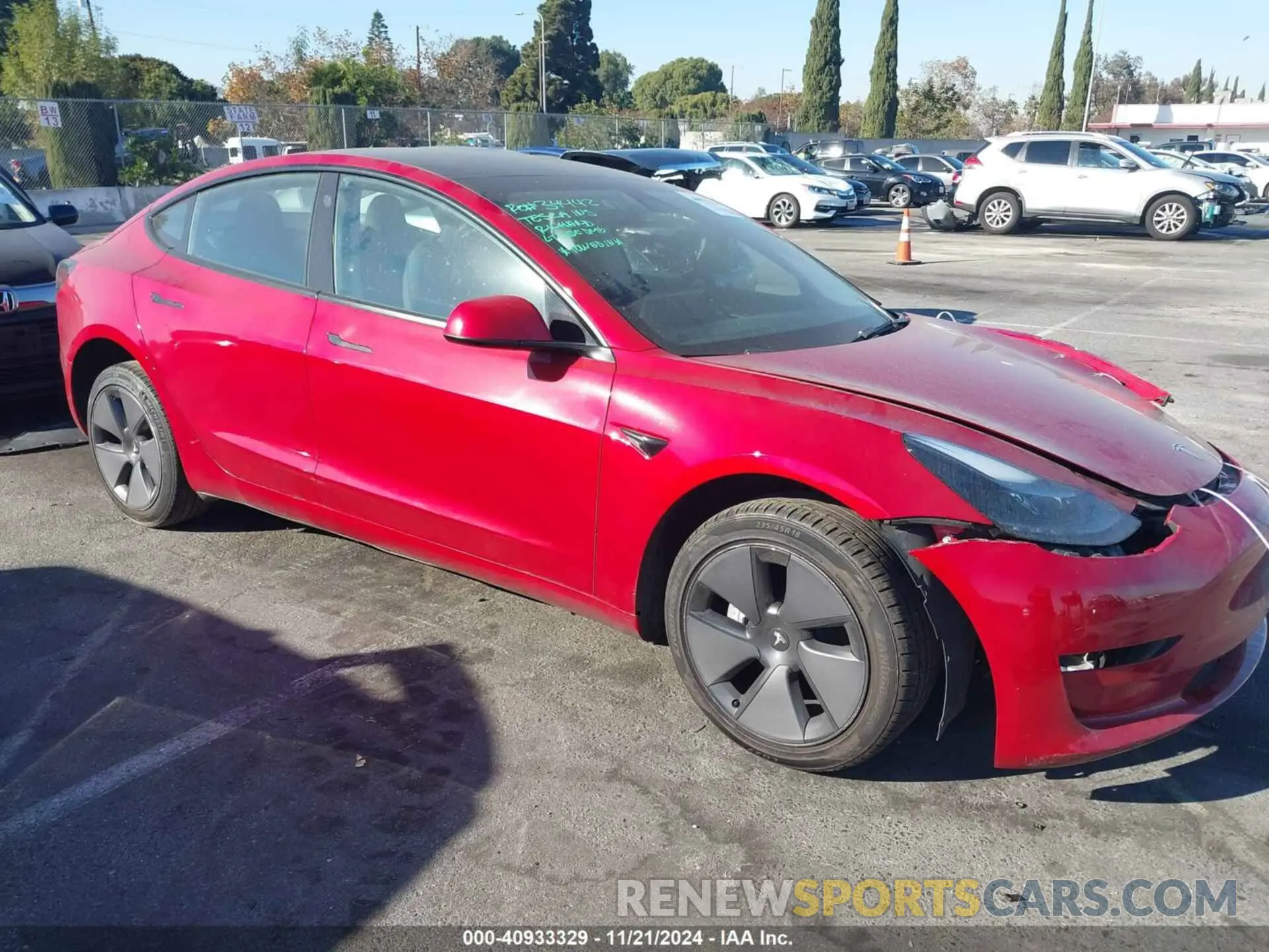 13 fotografías del automóvil dañado 5YJ3E1EA2PF451156 TESLA MODEL 3 2023