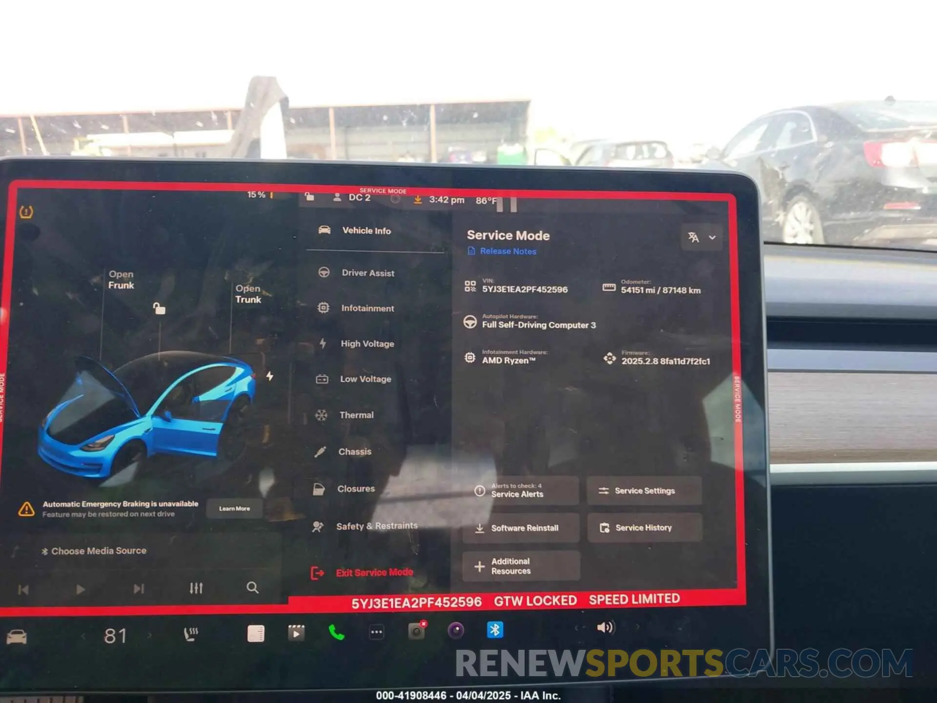 18 fotografías del automóvil dañado 5YJ3E1EA2PF452596 TESLA MODEL 3 2023