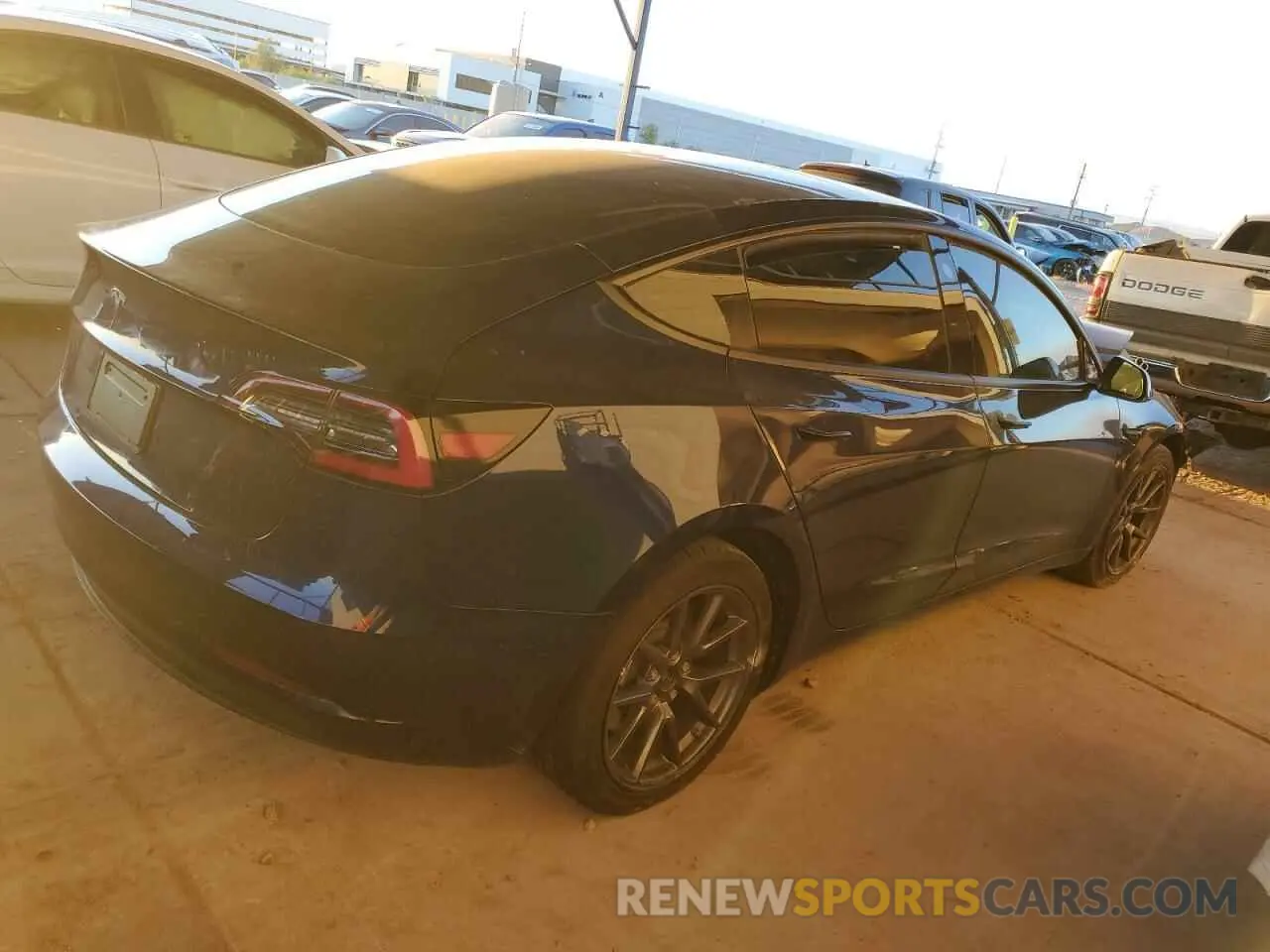 3 fotografías del automóvil dañado 5YJ3E1EA2PF458933 TESLA MODEL 3 2023