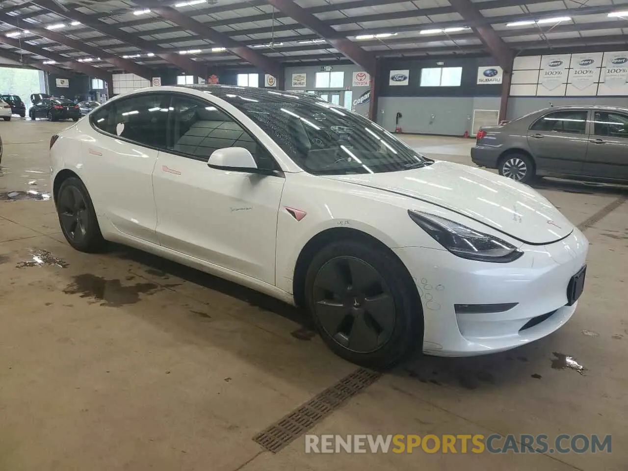 4 fotografías del automóvil dañado 5YJ3E1EA2PF460536 TESLA MODEL 3 2023