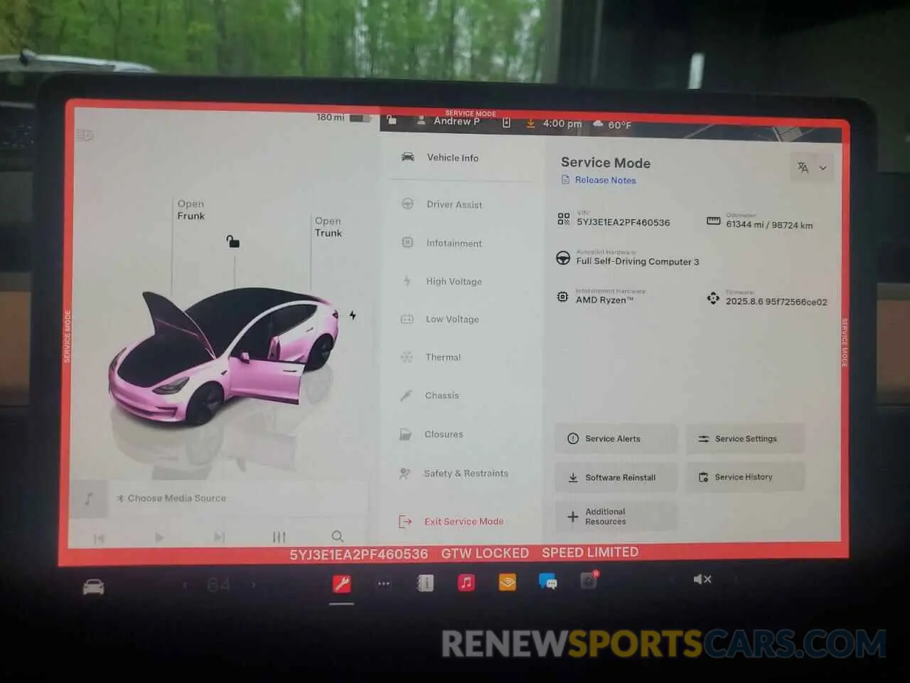 9 fotografías del automóvil dañado 5YJ3E1EA2PF460536 TESLA MODEL 3 2023