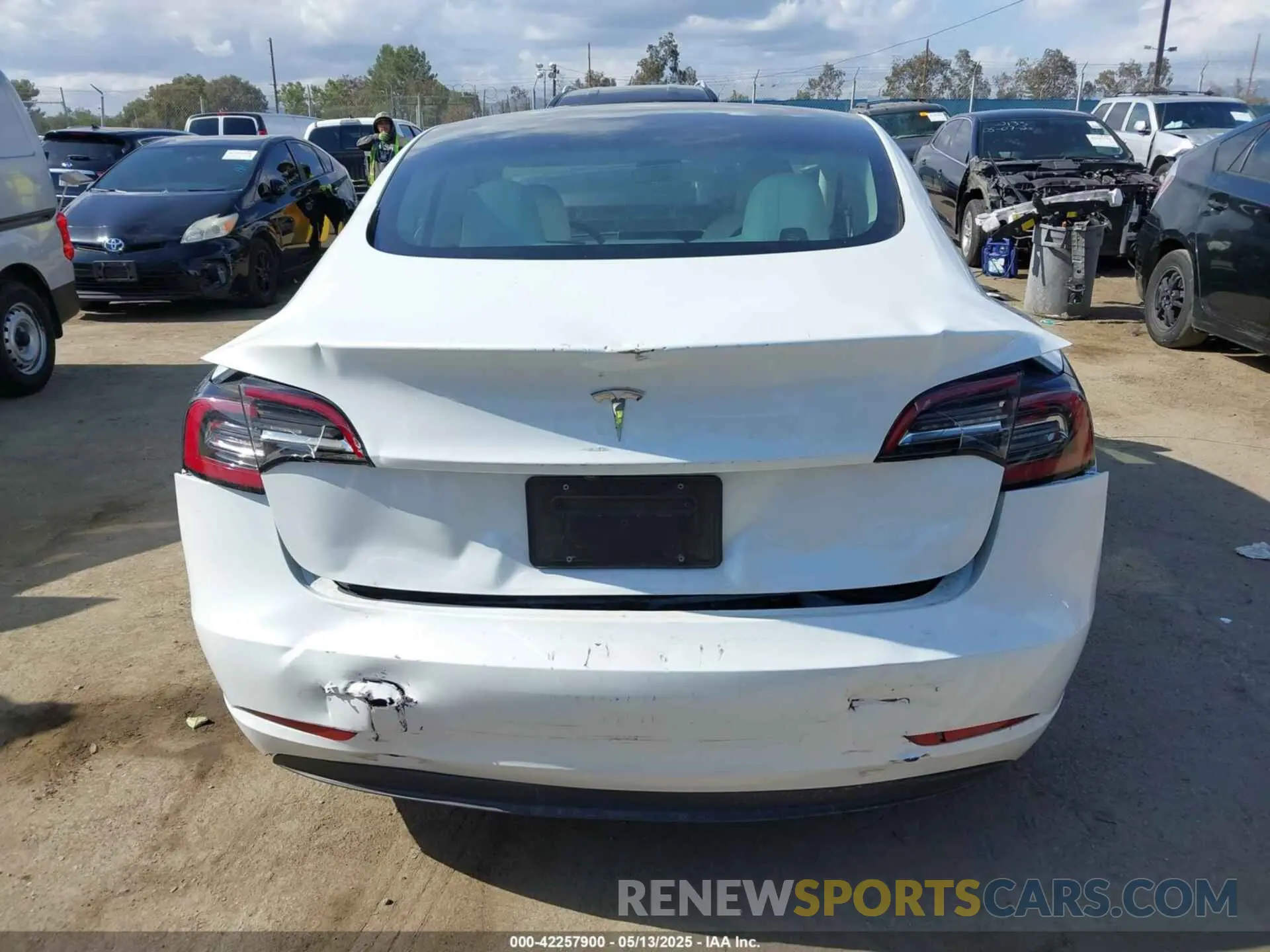 16 fotografías del automóvil dañado 5YJ3E1EA2PF465882 TESLA MODEL 3 2023