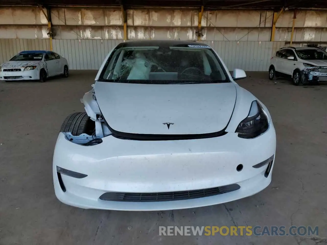 5 fotografías del automóvil dañado 5YJ3E1EA2PF471049 TESLA MODEL 3 2023